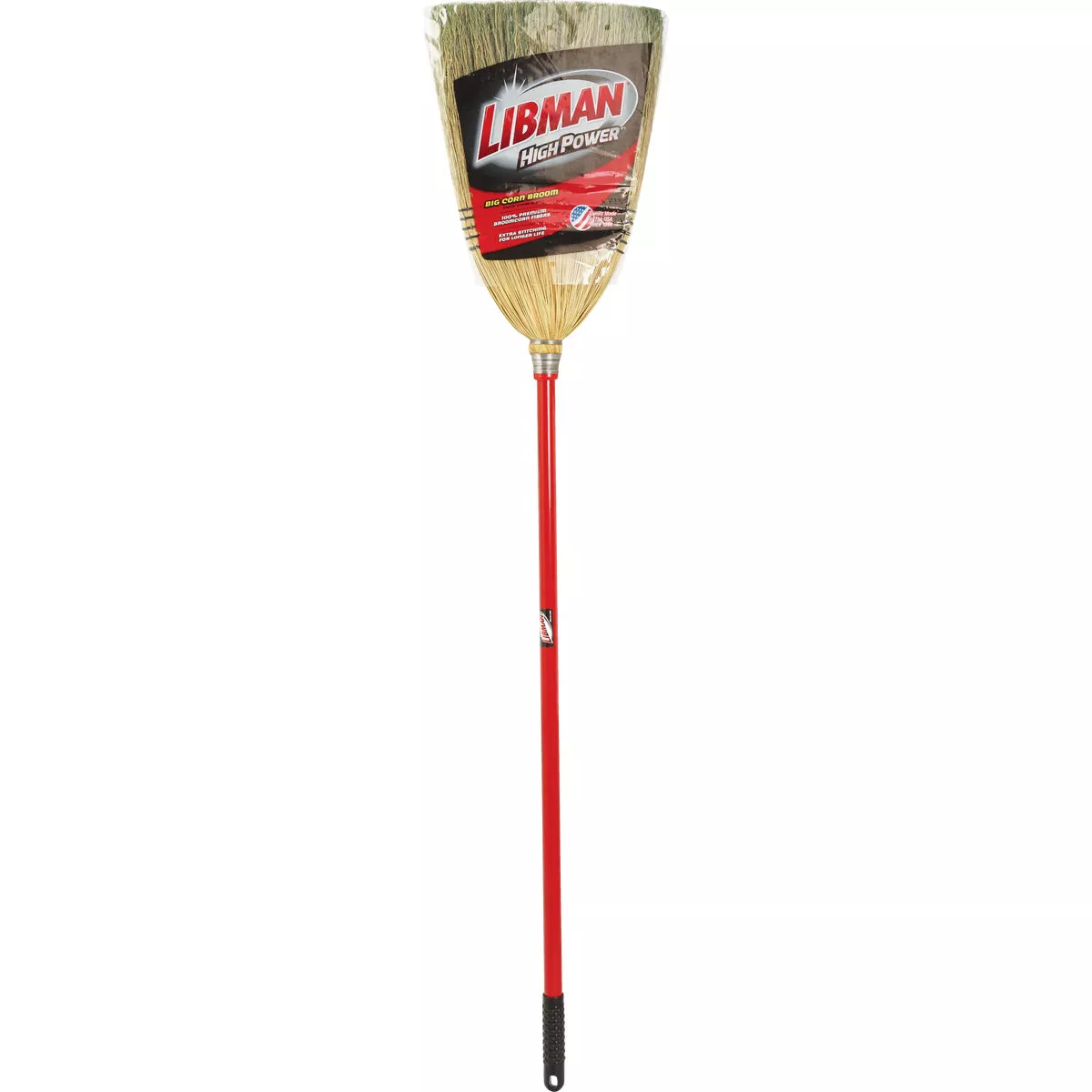 Libman 12.5 In. W. x 58 In. Steel Handle Corn Broom