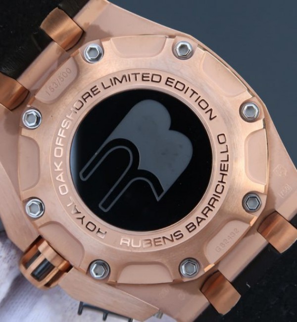 Replica Audemars Piguet JF Royal Oak Offshore 26078 RG White Skeleton Dial A3126 - Top club