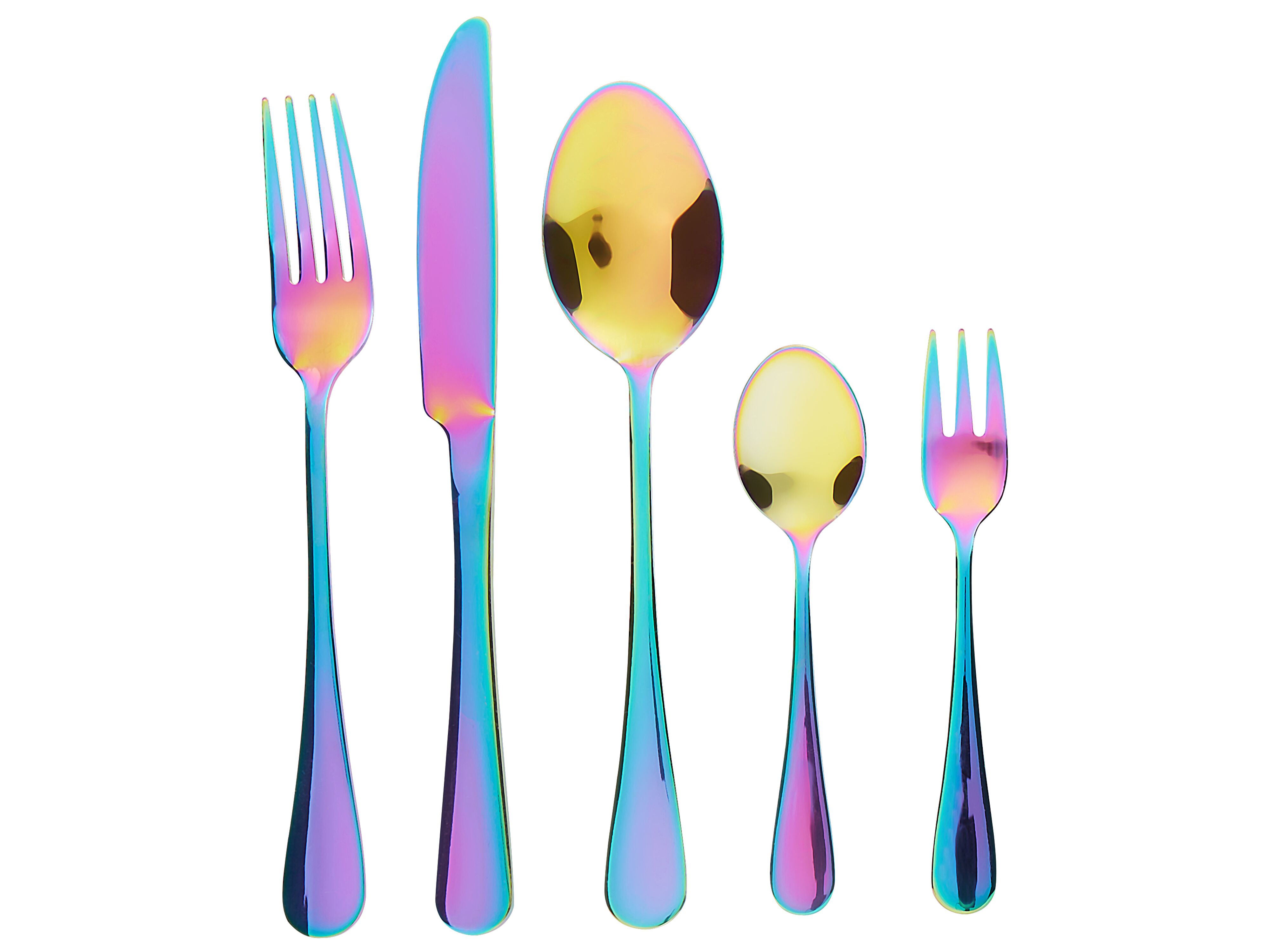 30 Piece Cutlery Set FUSILLI Multicolour