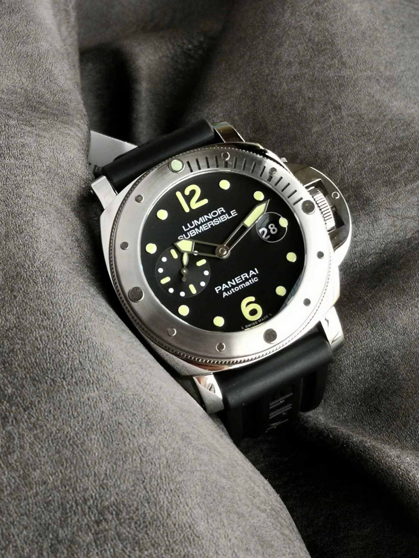 Panerai Replica Watch Luminor Submersible Automatic PAM00024 Black Rubber Strap VSF 44mm - Top club