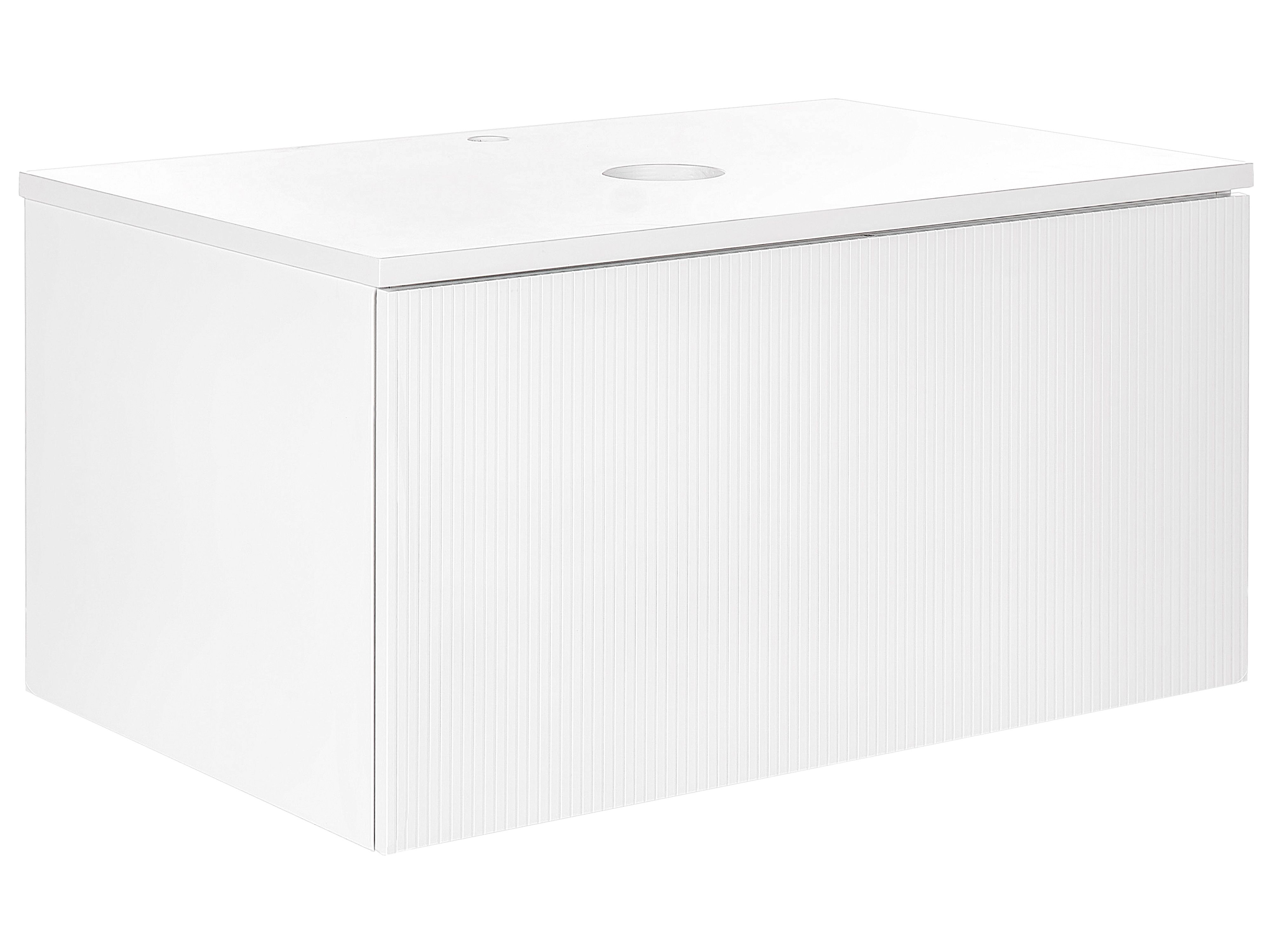 Wall Mounted Vanity Unit ALZIRA 80 cm White