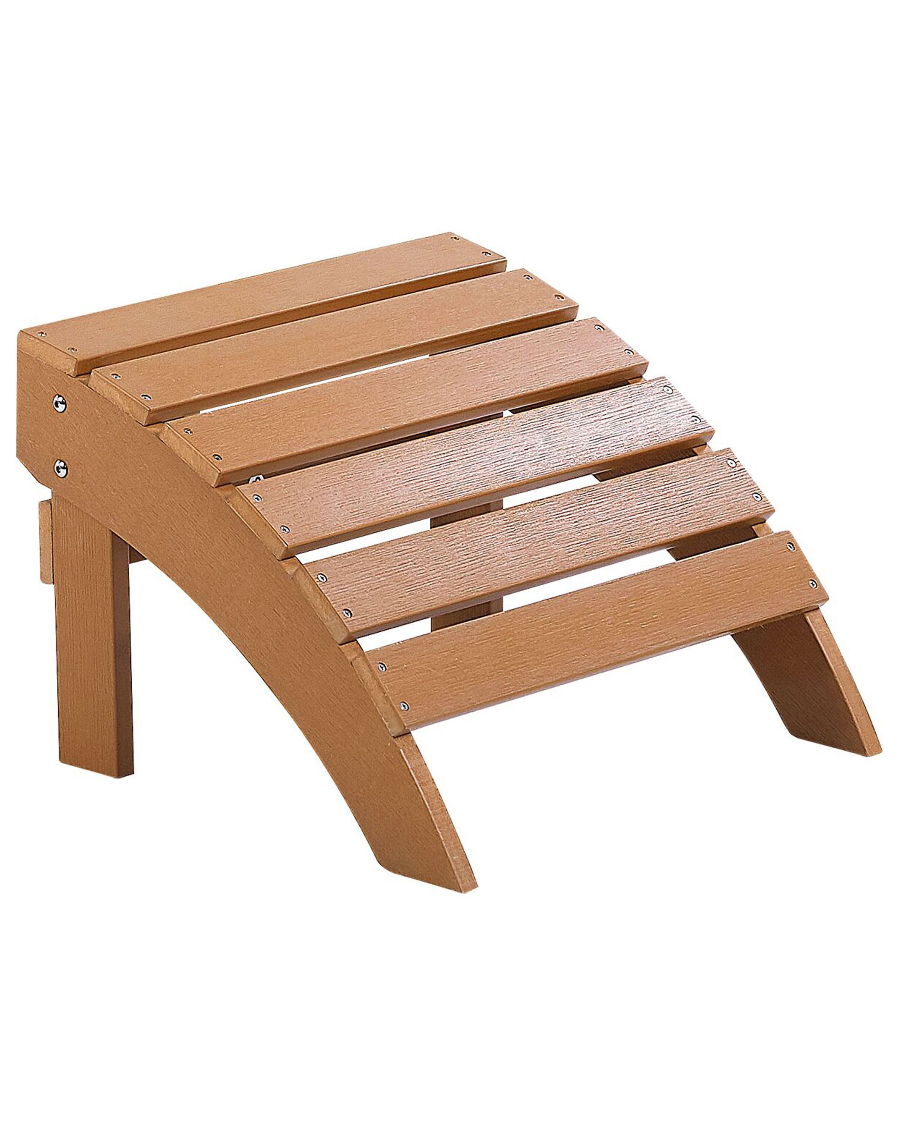 Garden Footstool ADIRONDACK Brown
