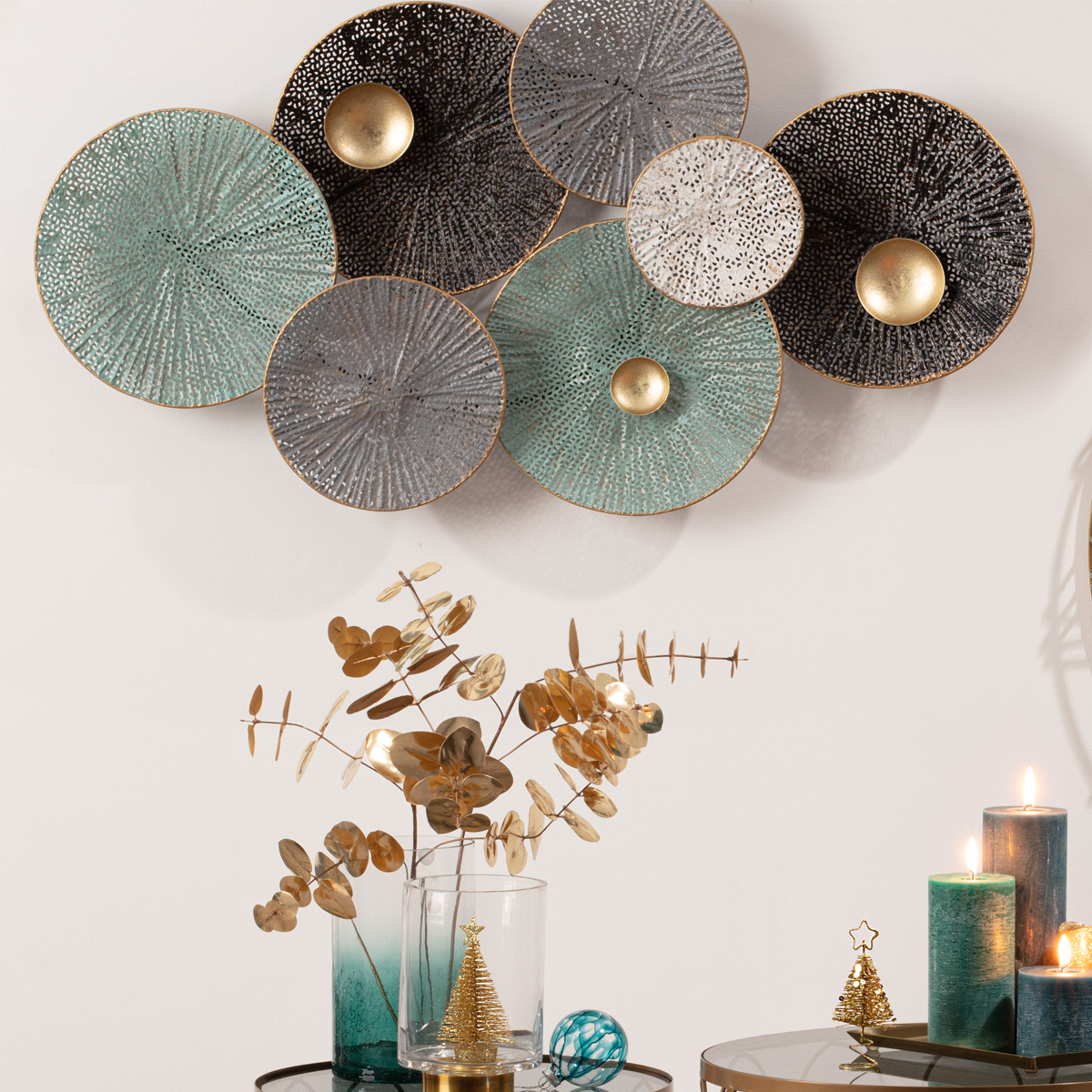 Wall decoration"Nenuphar" 90x50 cm