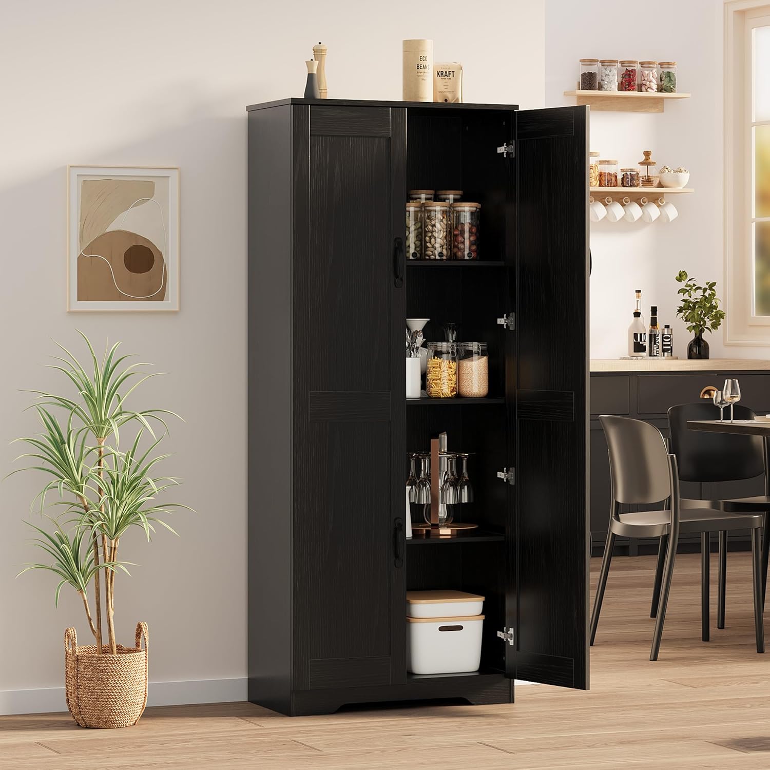 IDEALHOUSE Tall Pantry Cabinet, 60