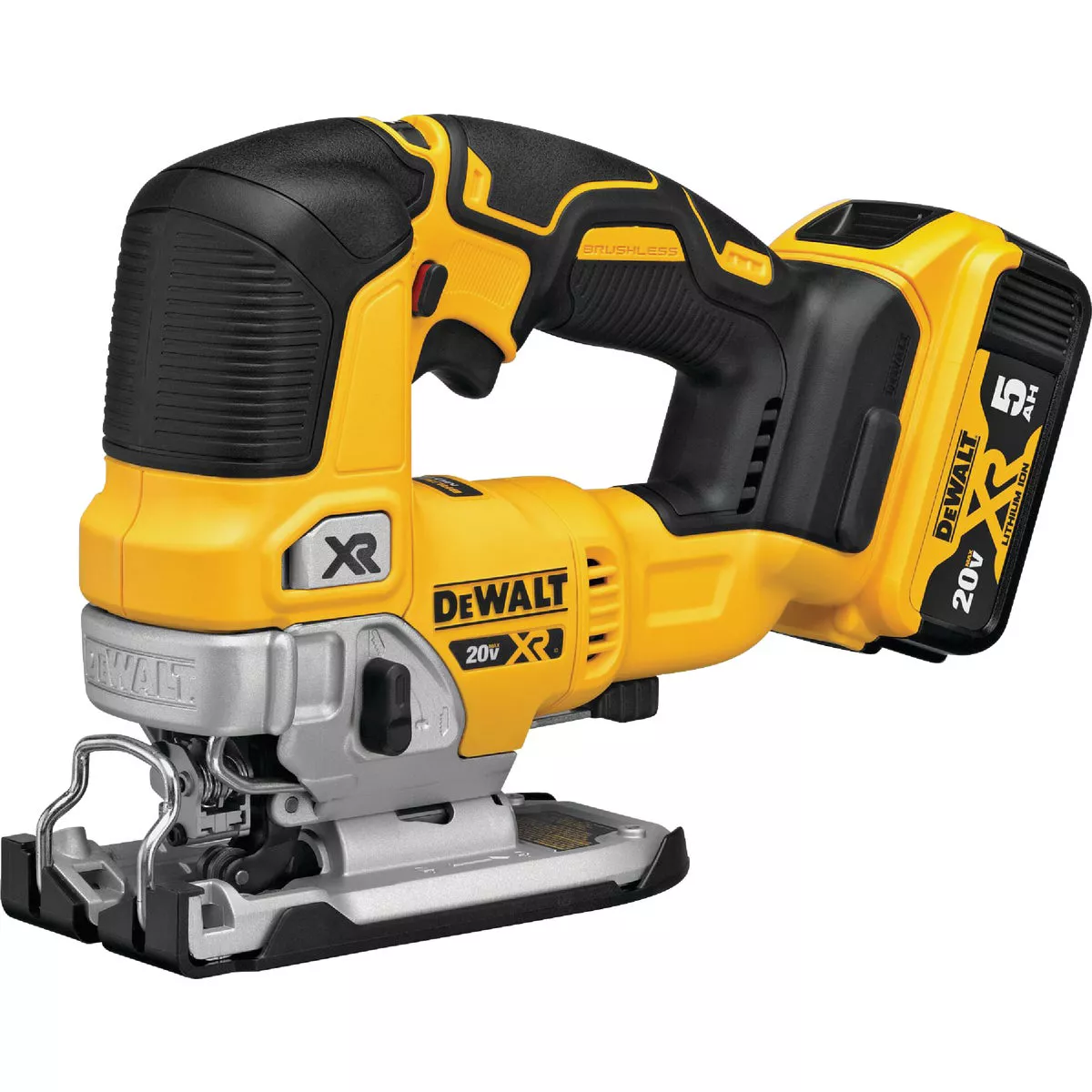 DEWALT 20V MAX XR Brushless Cordless Jig Saw Kit with 5.0 Ah Battery & Charger