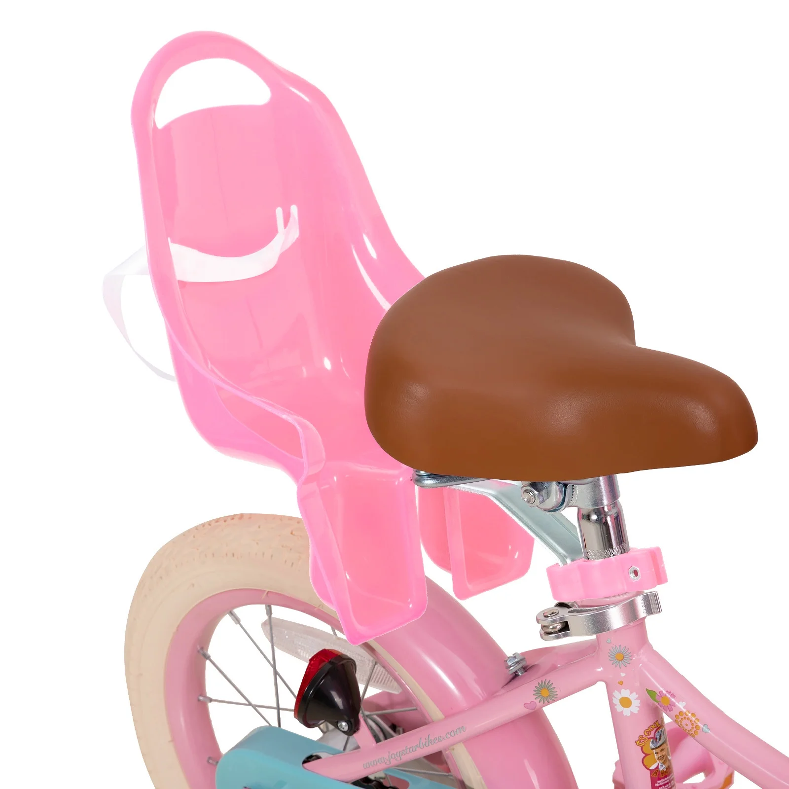 JOYSTAR Little Daisy 14 Inch Kids Bike for 3 4 5 Years Girls with Handbrake Children Princess Bicycle with Training Wheels Basket Streamer Toddler Cycle Bikes Blue - Image 15