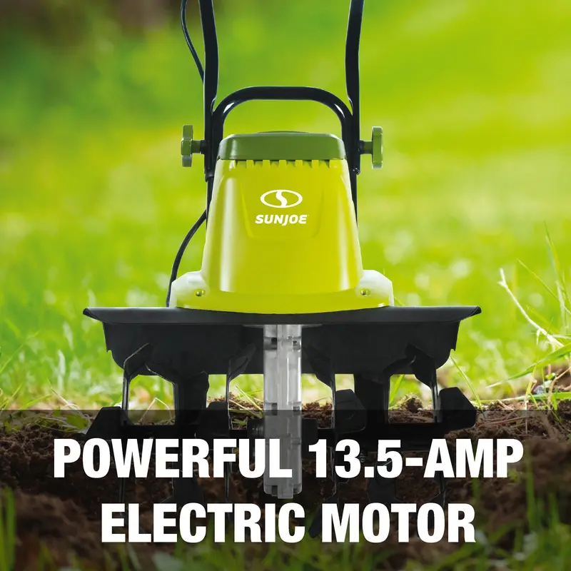 Sun Joe Electric Garden Tiller Cultivator, 16-Inch, 13.5-Amp - TJ604E - Image 5 Sun Joe Electric Garden Tiller Cultivator, 16-Inch, 13.5-Amp - TJ604E - Image 5