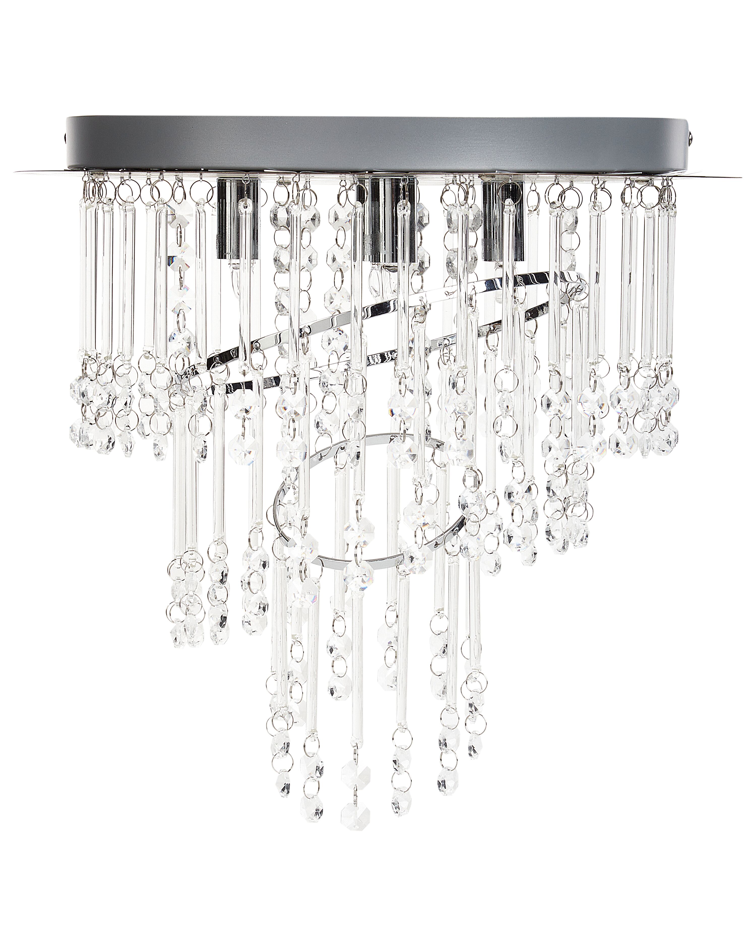 Chandelier ESMELLE L Crystal Silver