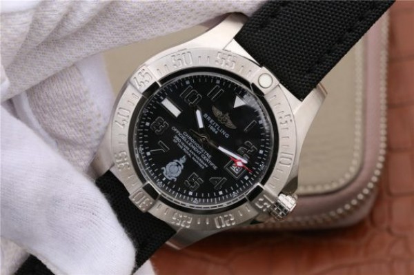Replica Breitling Avenger Seawolf Royal Marines 350 Years Anniversary Nylon Strap A2836 - Elite Watch Atelier