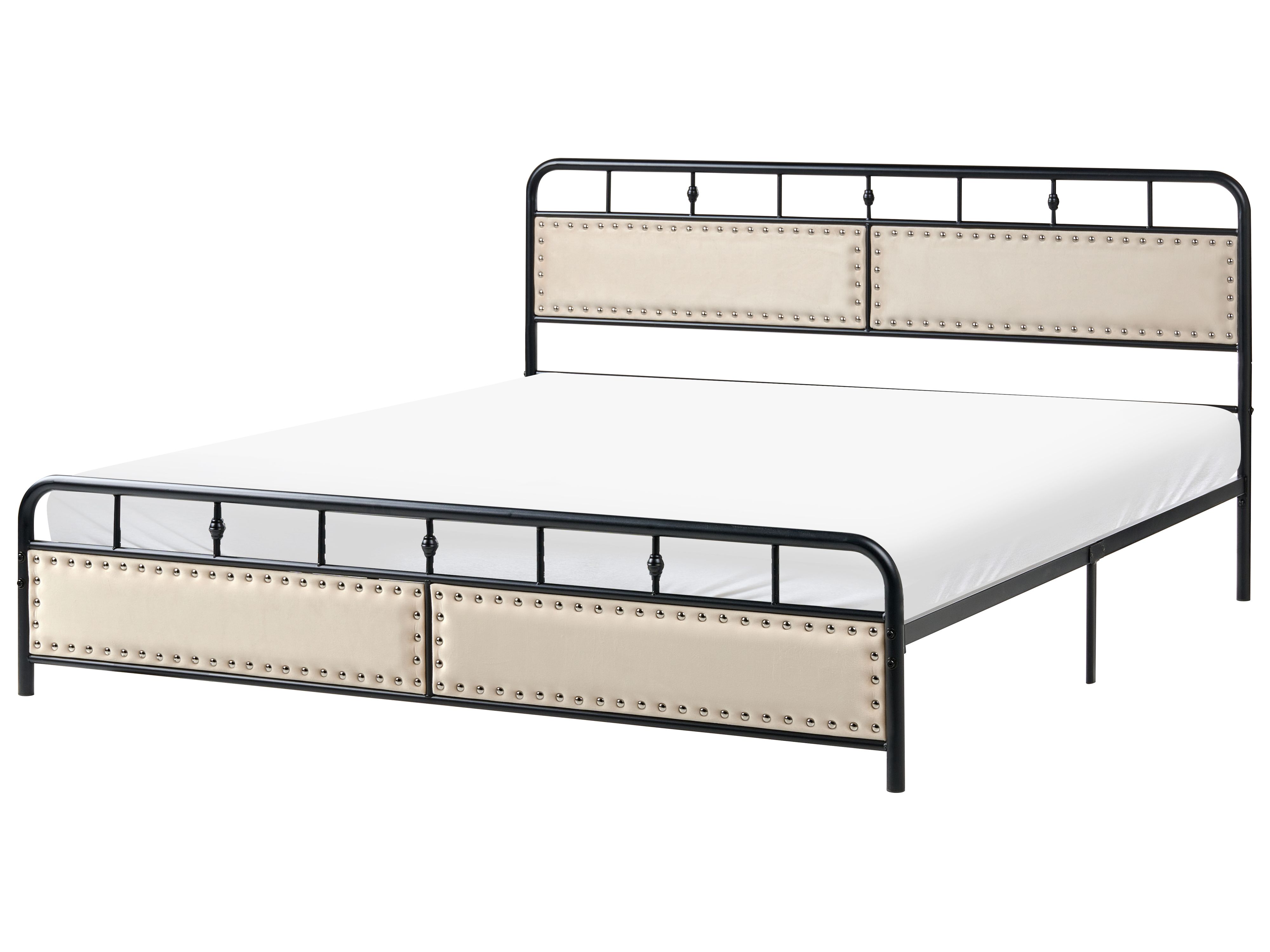 Bed Metal BREUILLET 180 x 200 cm Black