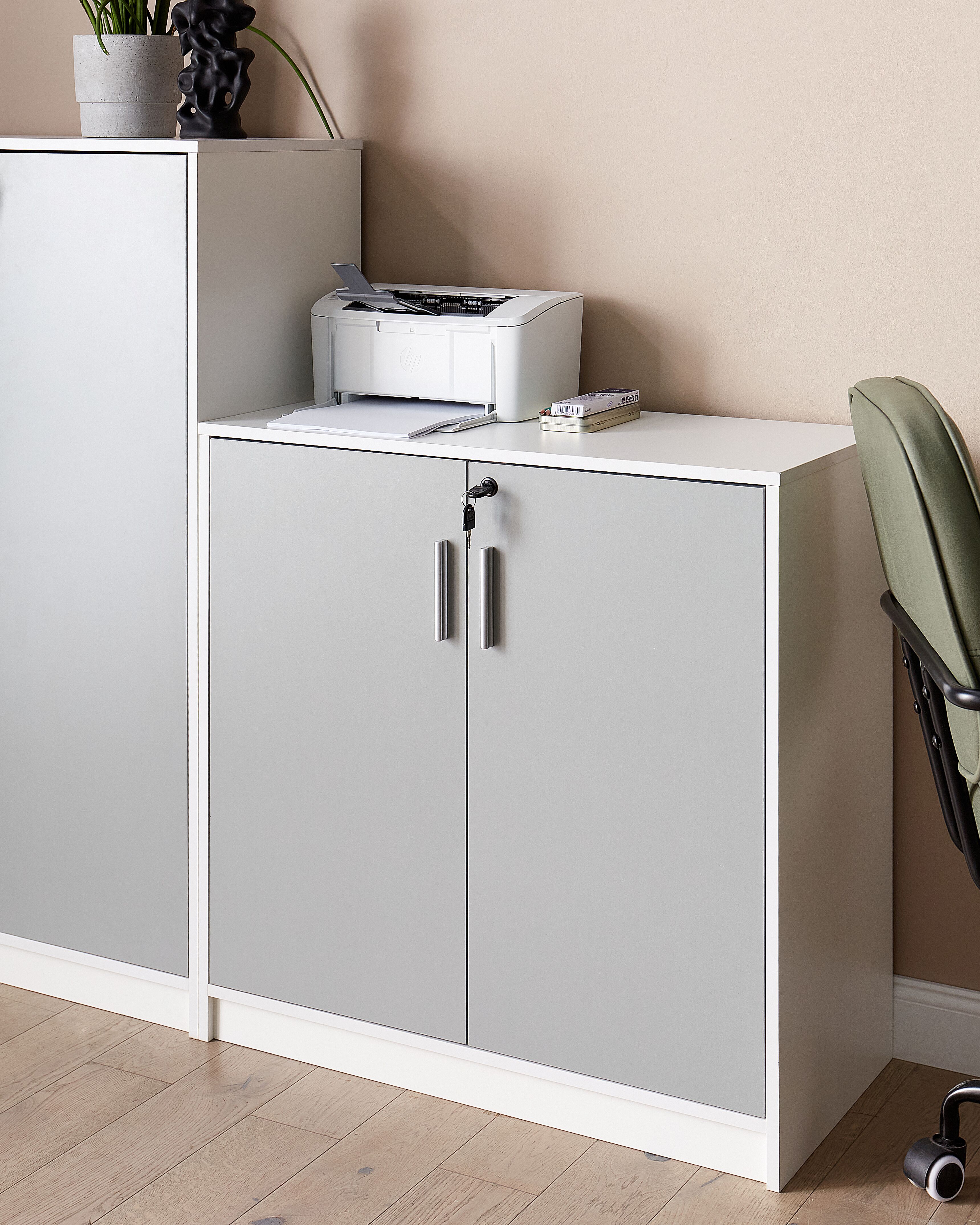 Storage Unit ZEHNA Light Grey