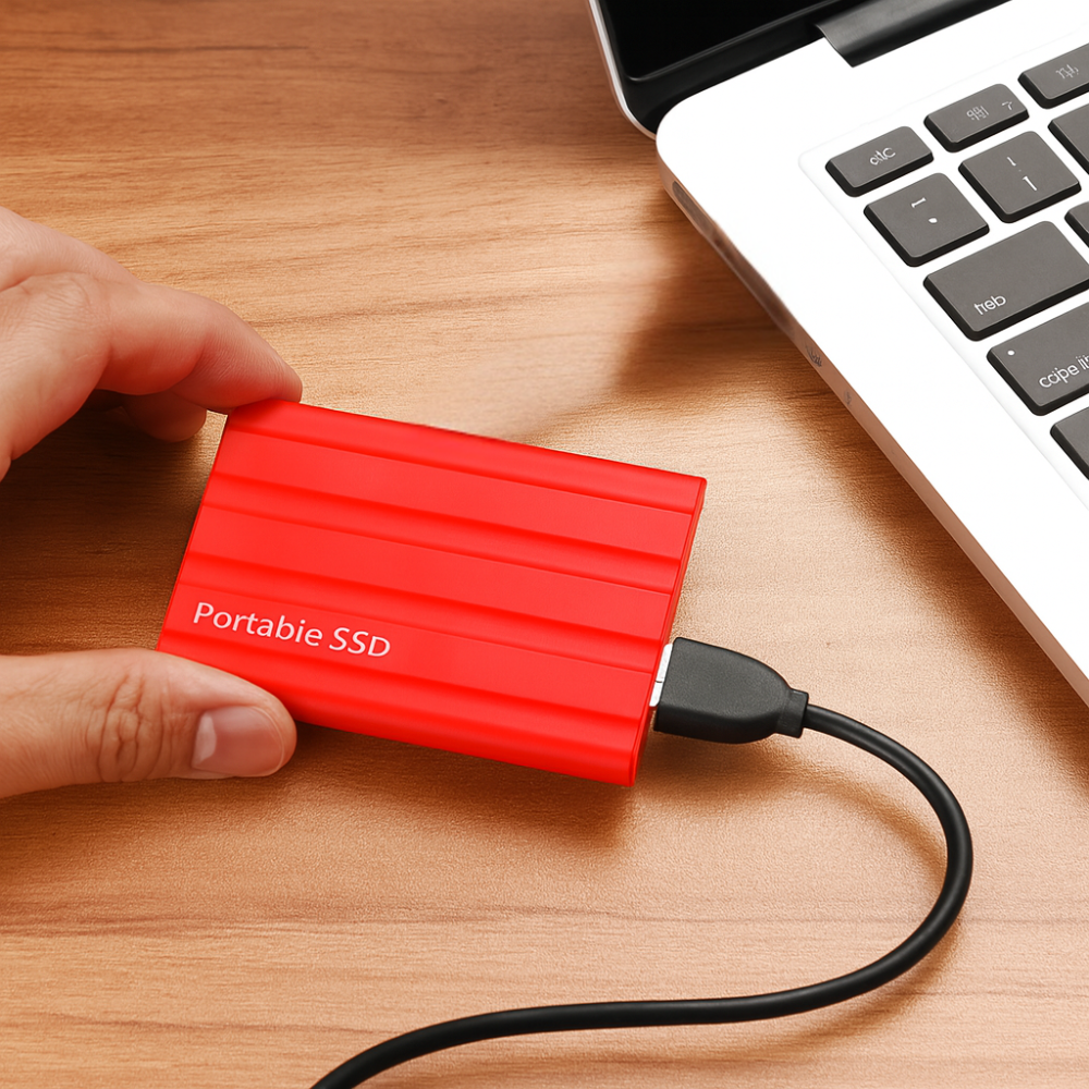 Draagbare Externe SSD Harde Schijf tot 8 TB – Hoge Snelheid, Betrouwbare Gegevensopslag voor Laptop en Desktop