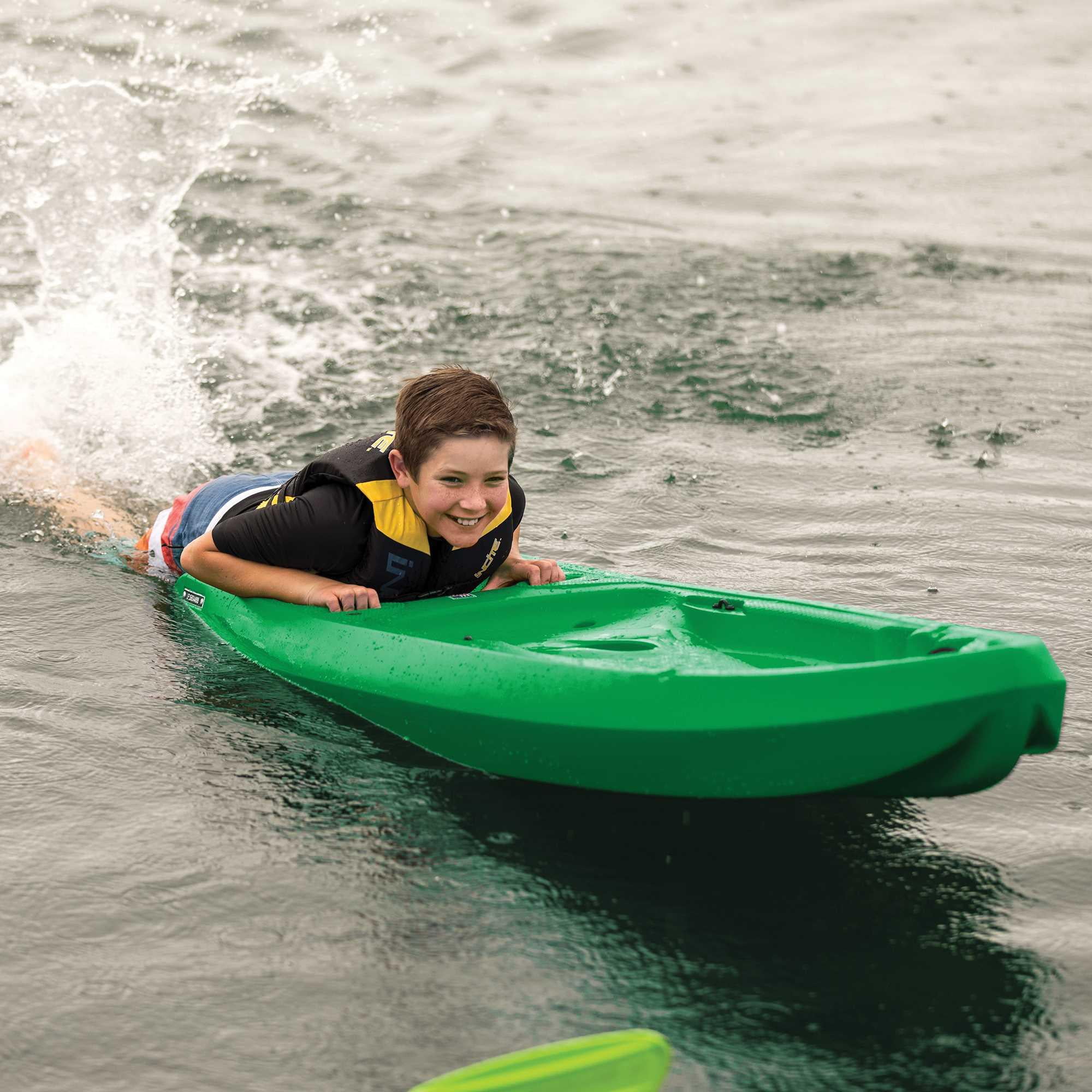 Lifetime Recruit 6.5 ft Youth Sit-on-Top Kayak, Lime Green (90765) - Image 16
