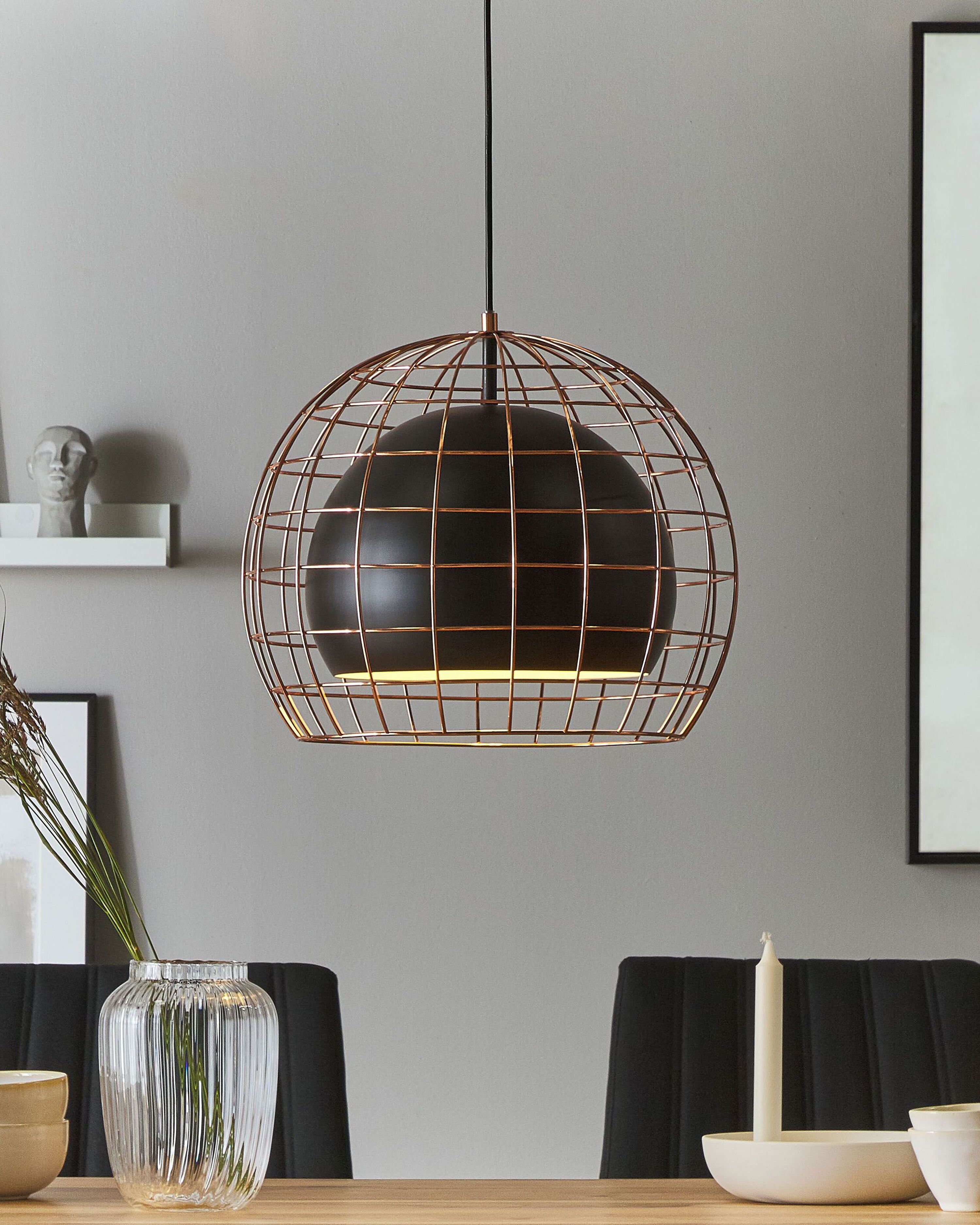 Pendant Lamp LIRI Metal Black