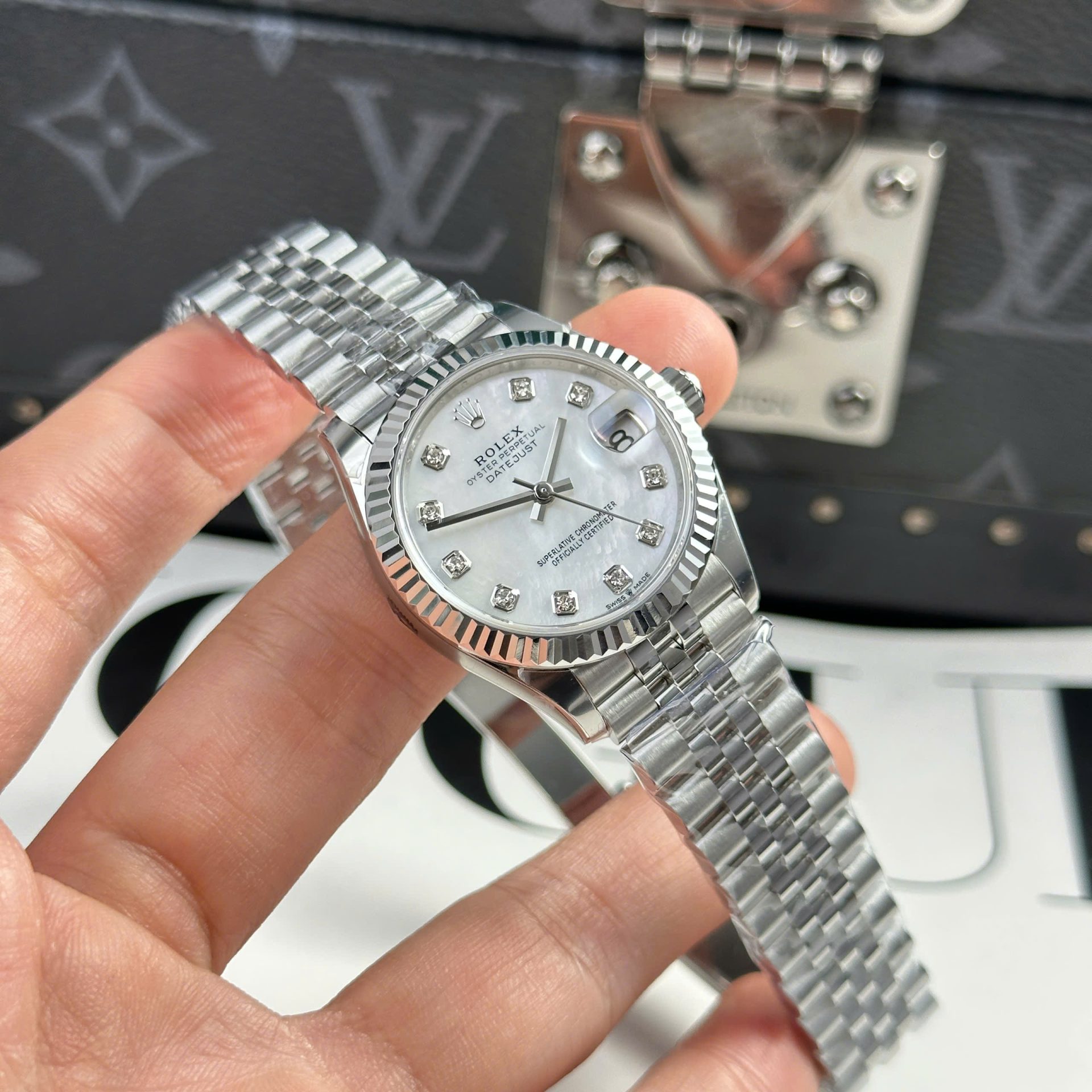 Rolex Best Copies Watch DateJust Dial Mother Of Pearl THB Factory 31mm - Top club