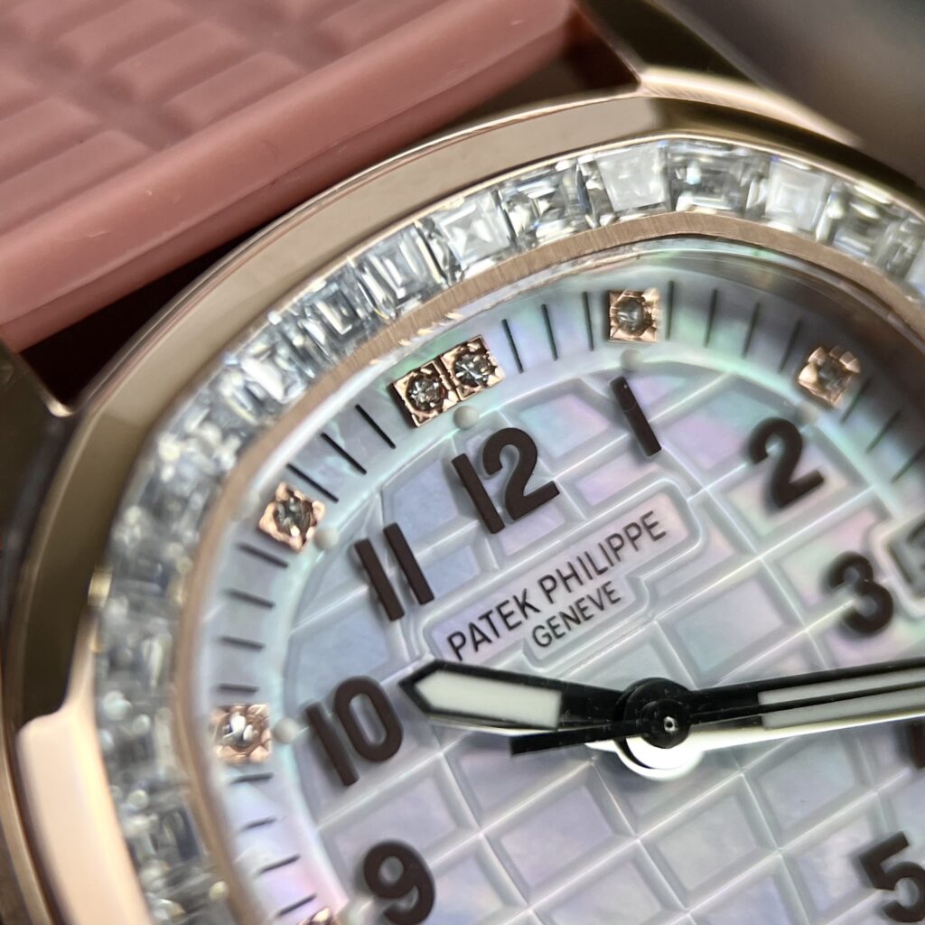 Patek Philippe Replica 11 Watch Aquanaut 5072R Gold Wrapped Moissanite Diamond 35.6mm - Top club