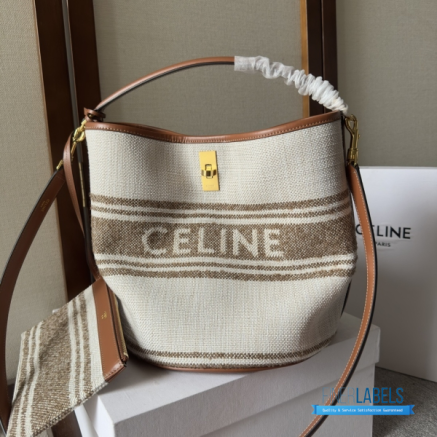 Celine Bucket Bag | Medium Luxury Leather Handbag