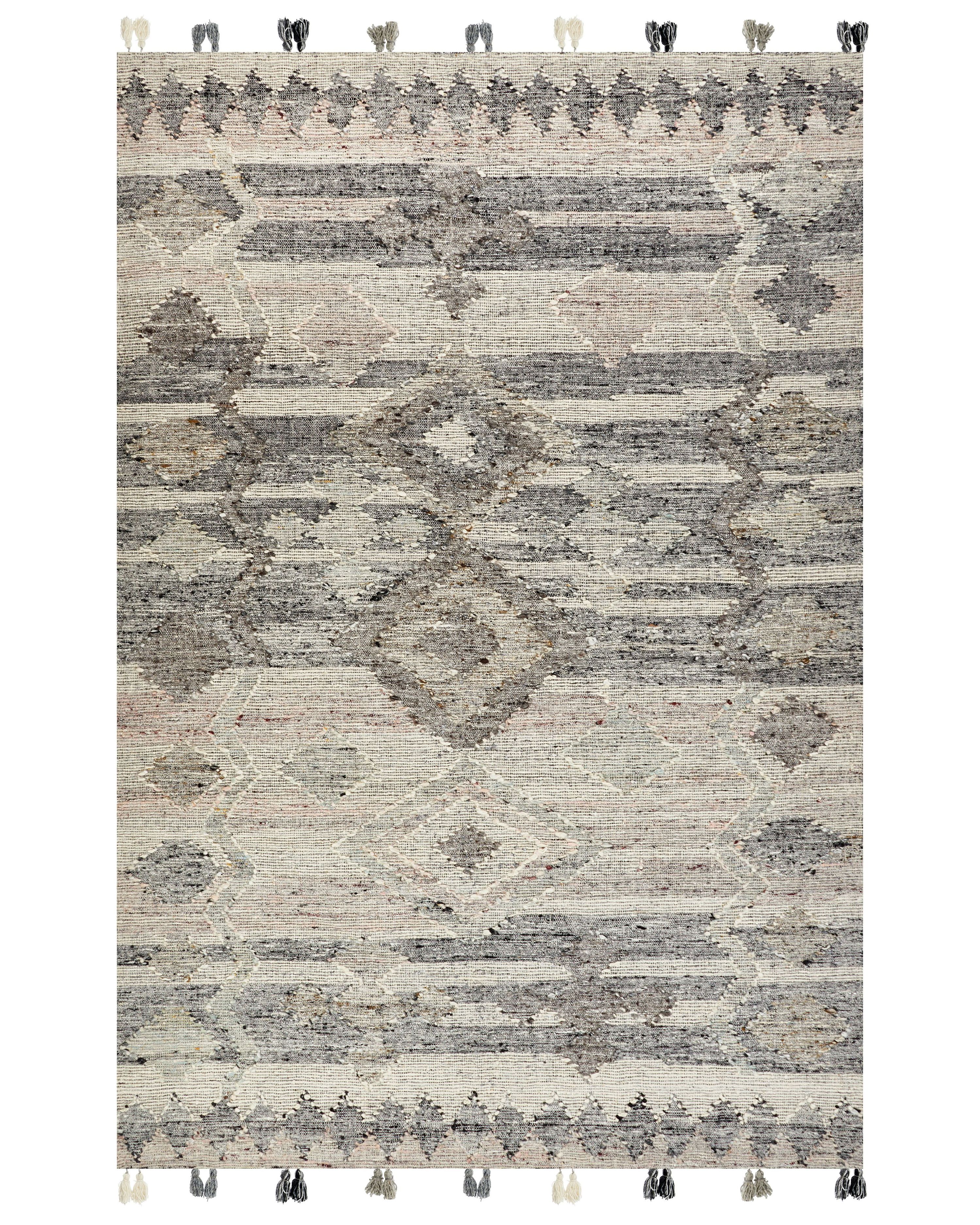 Rug ARATASHEN Grey 200 x 300 cm Wool Kilim