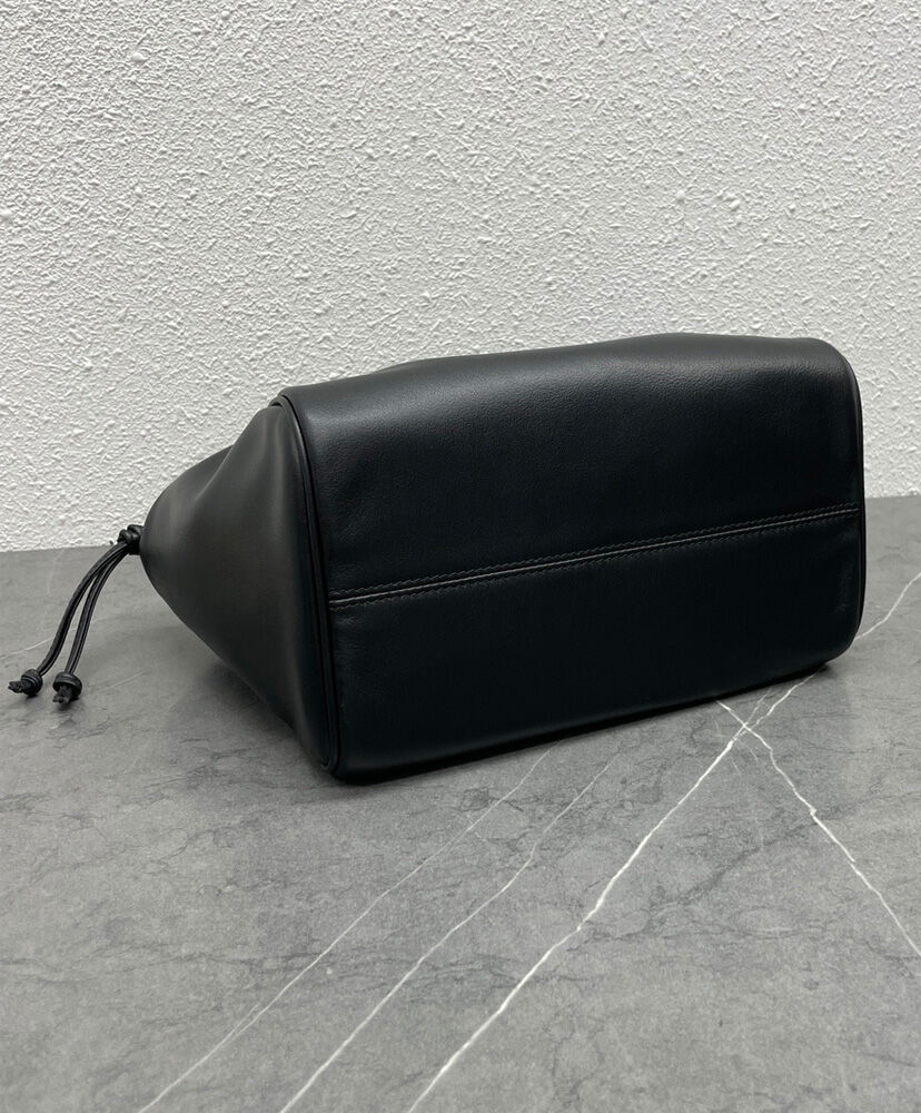 Celine Small Cabas Drawstring Cuir Triomphe In Smooth Calfskin Black1:1High-quality replica