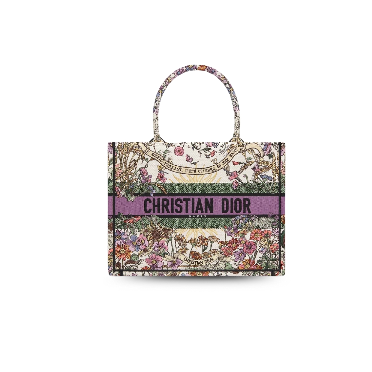 Christian Dior Medium Dior Book Tote White For Women 14in/36cm M1296ZEBH_M20E