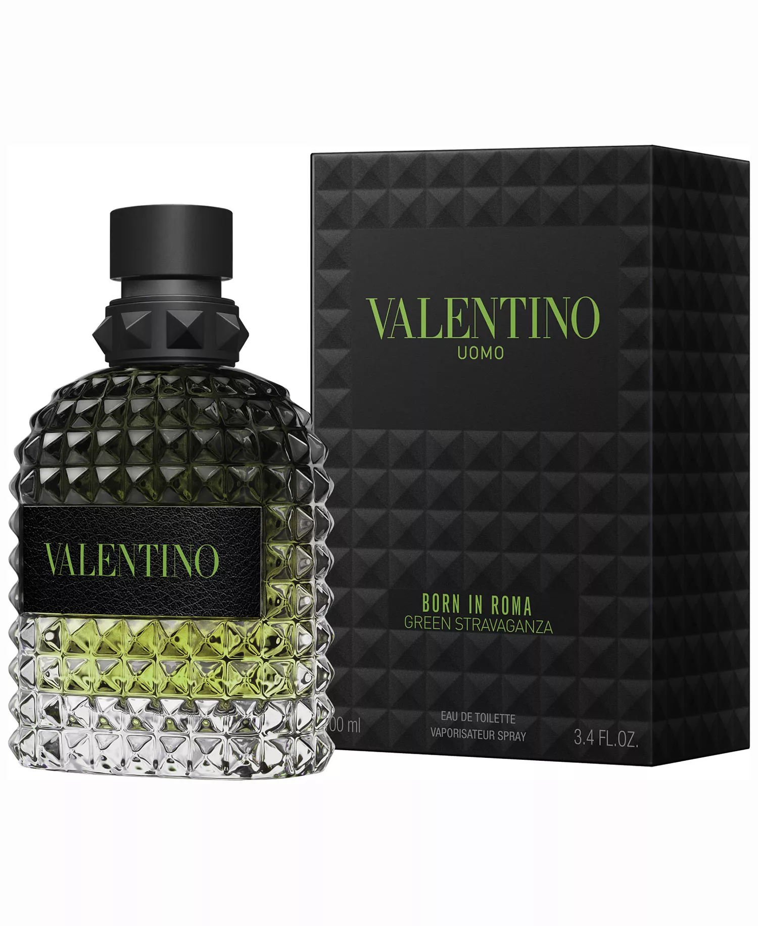 Valentino Uomo Born in Roma Green Stravaganza Eau de Toilette - Retail Bottle - COZYMIZE