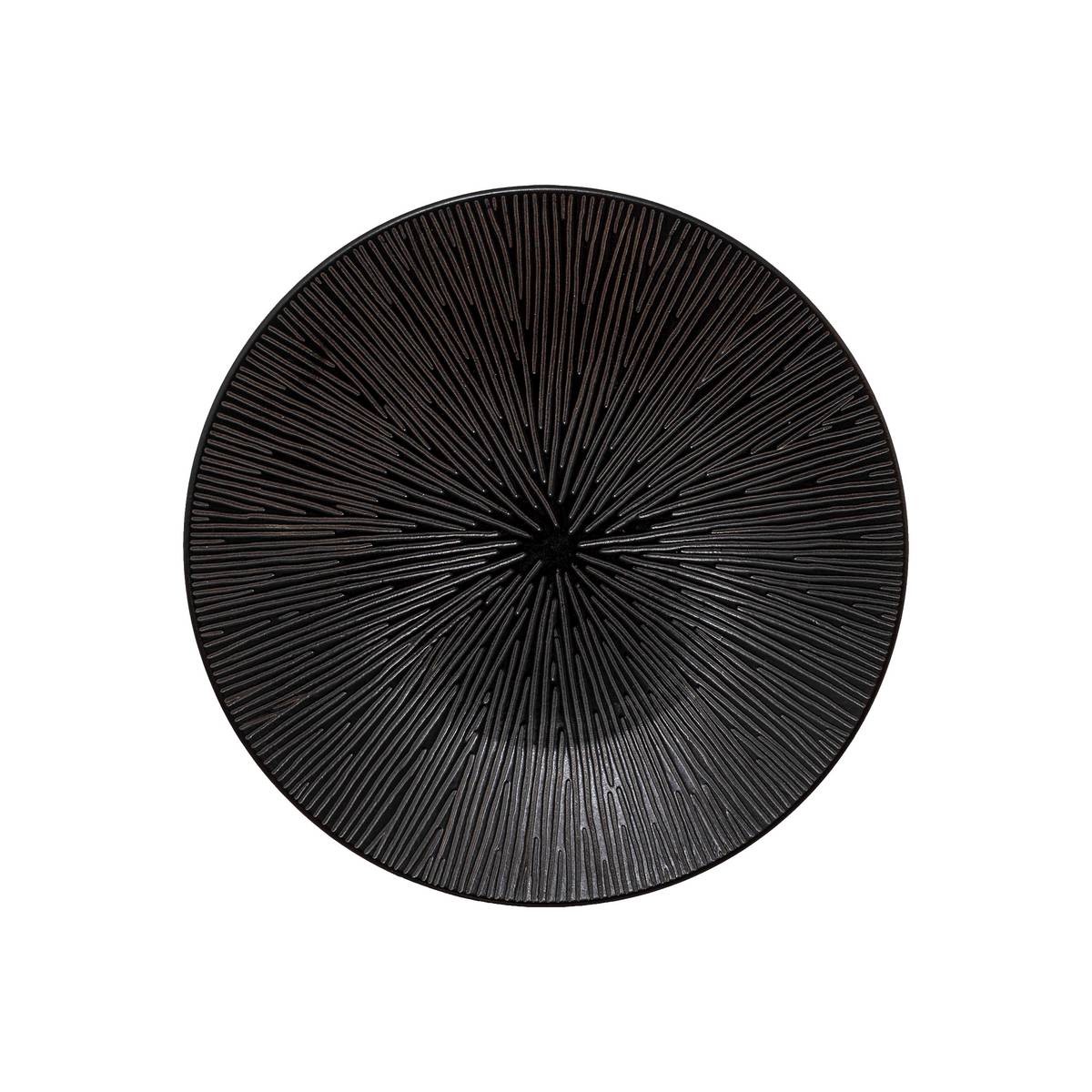 Dessert plate D.21 cm, Black