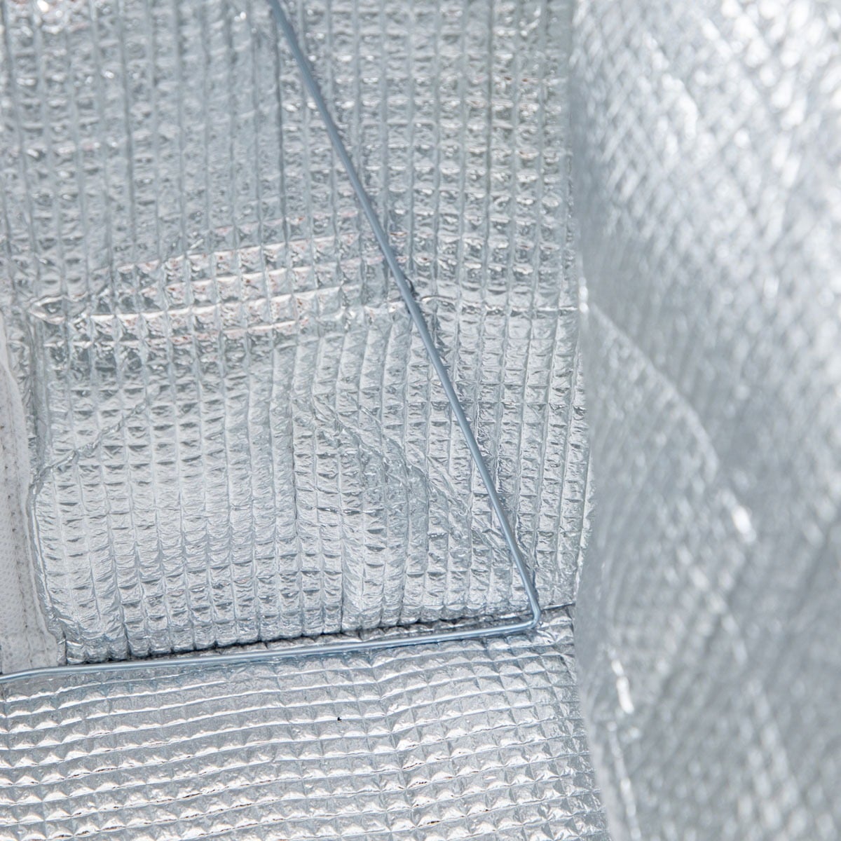 Torba termiczna typu shopper RAYAS w różowo-turkusowe paski 48x14x35cm