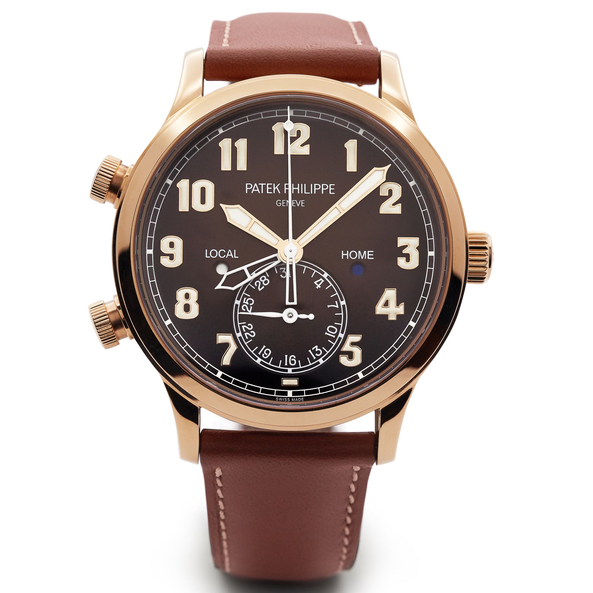 Patek Philippe Complications Calatrava Pilot Travel Time Automatic Men's Watch 5524R-001(1:1 replica) - Top club