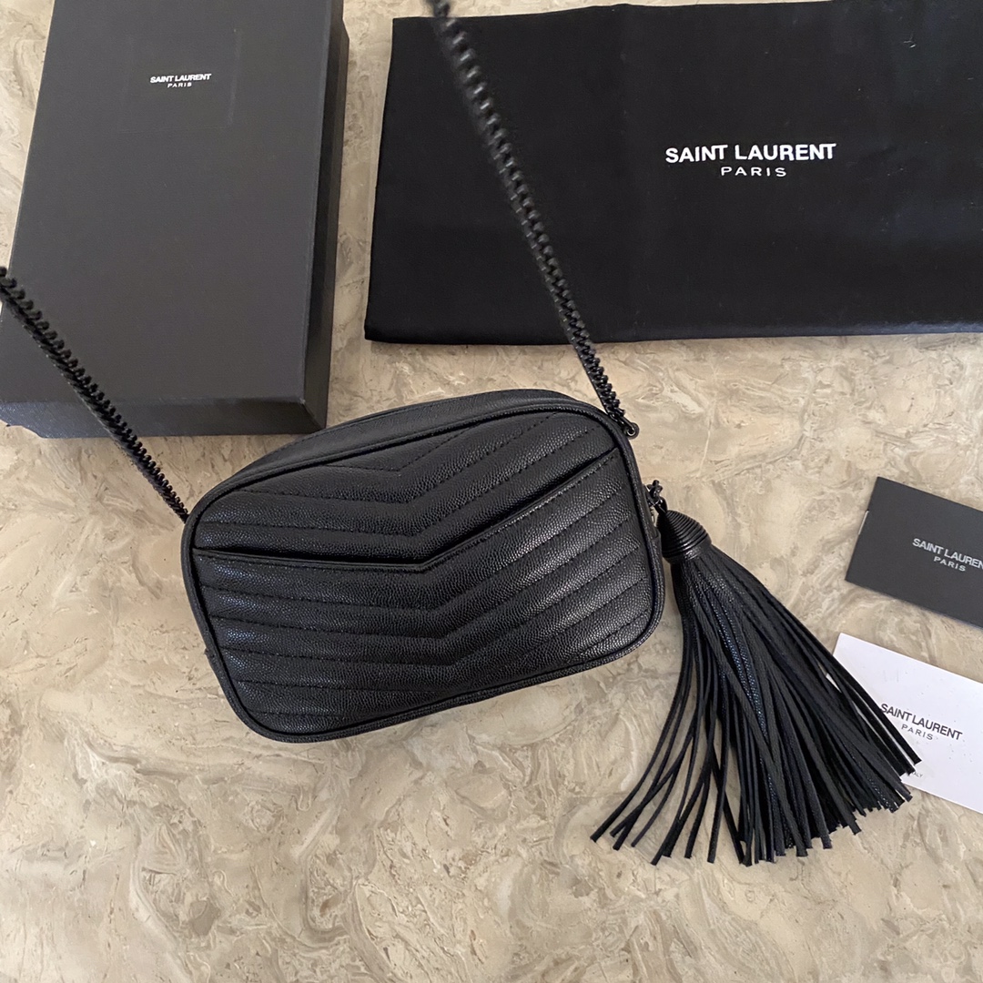 YSL Mini Lou Quilted Leather Camera Bag1:1High-quality replica