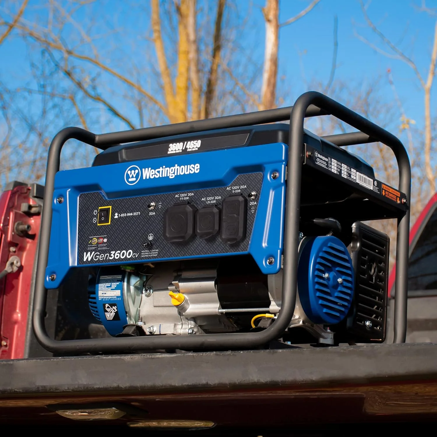 Westinghouse Portable Generator 3600 Running Watts 4650 Peak Watts 30A Outlet - 212cc - Image 5 Westinghouse Portable Generator 3600 Running Watts 4650 Peak Watts 30A Outlet - 212cc - Image 5