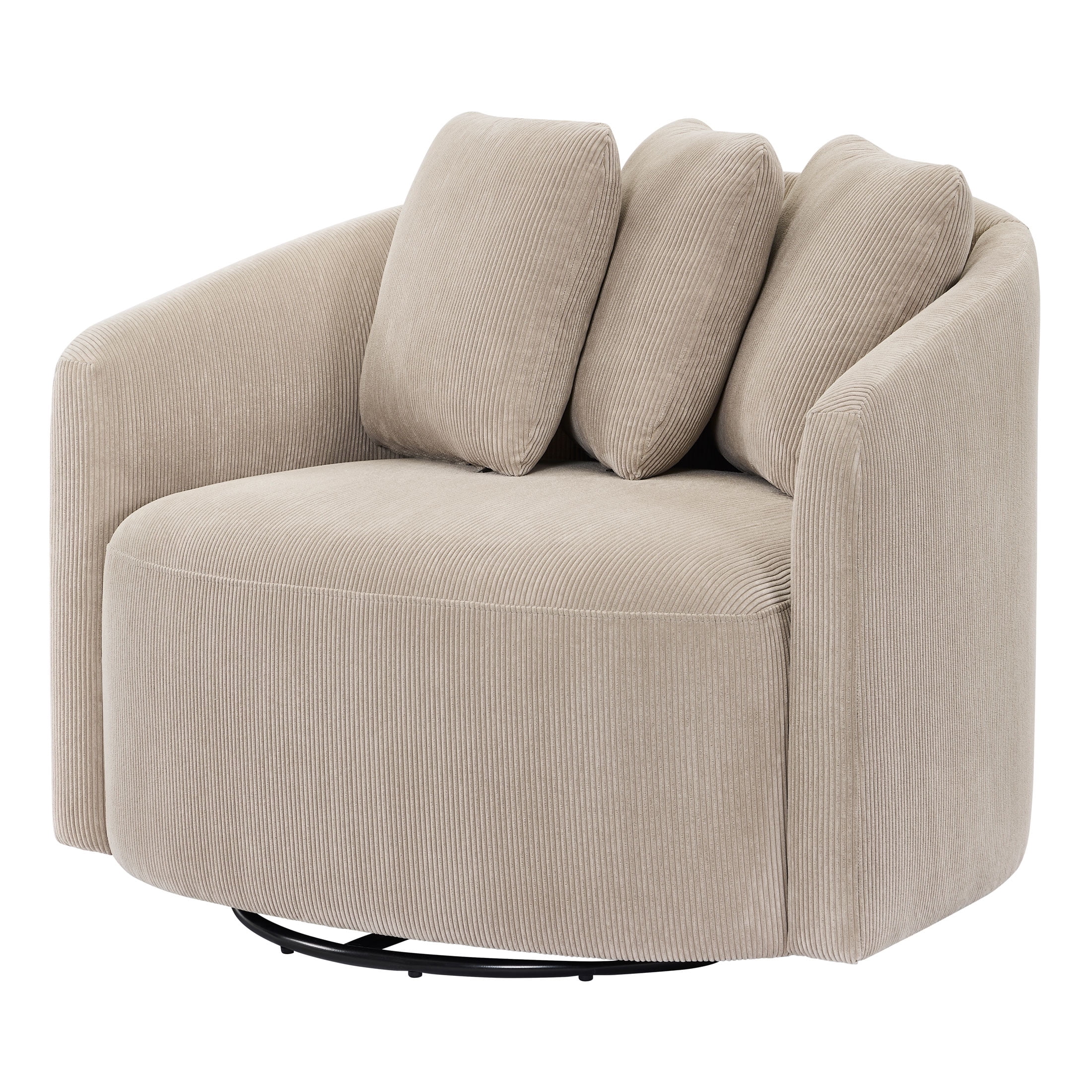 Beautiful Drew Accent Chair by Drew Barrymore, Cream Boucle - Image 49