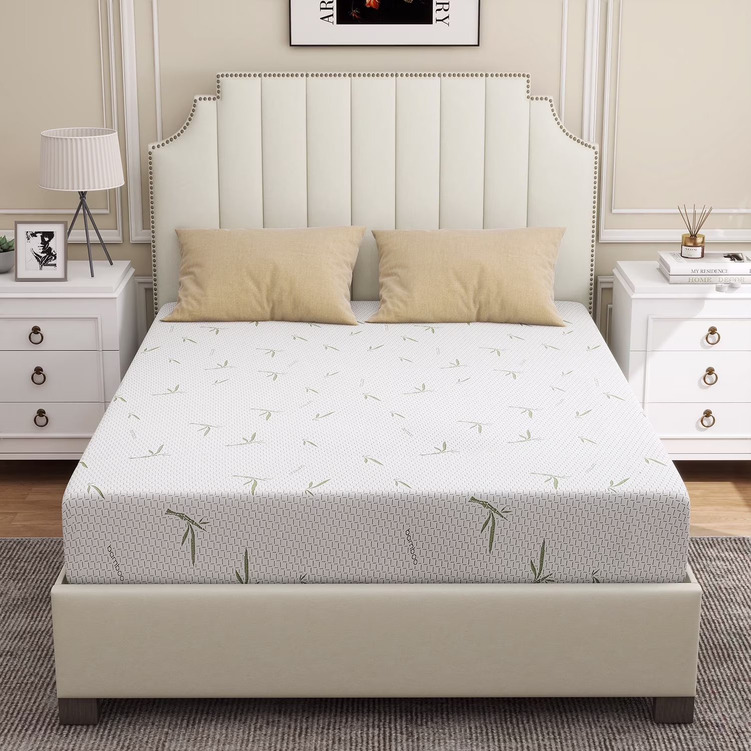 6'' Twin Size Memory Foam Mattress with Cover Breathable Bed Mattress in a Box, CertiPUR-US, Made in USA - Image 20