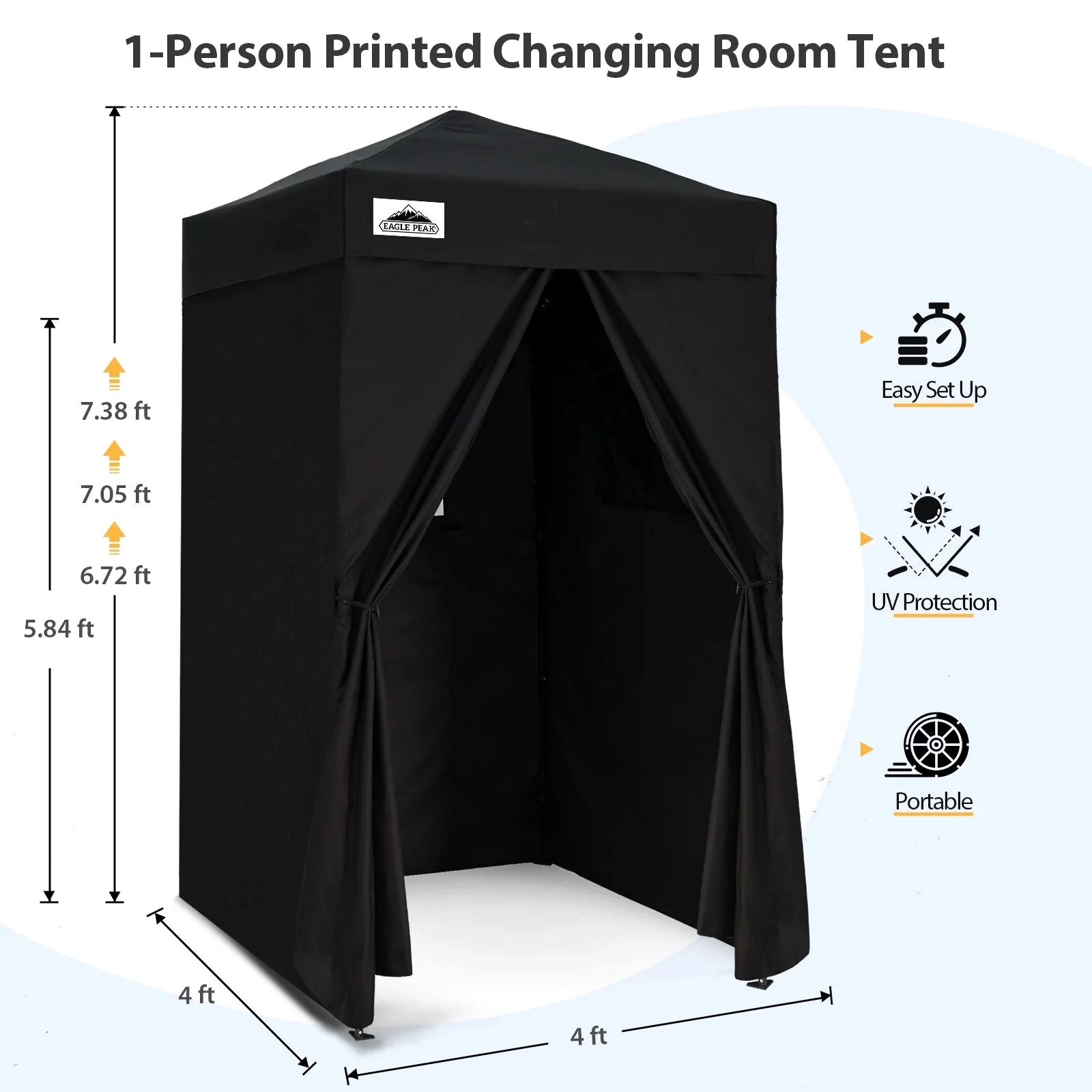 EAGLE PEAK Ultra Compact 4 ft x 4 ft Pop-Up Changing Room Canopy - Flex - Image 168 EAGLE PEAK Ultra Compact 4 ft x 4 ft Pop-Up Changing Room Canopy - Flex - Image 168