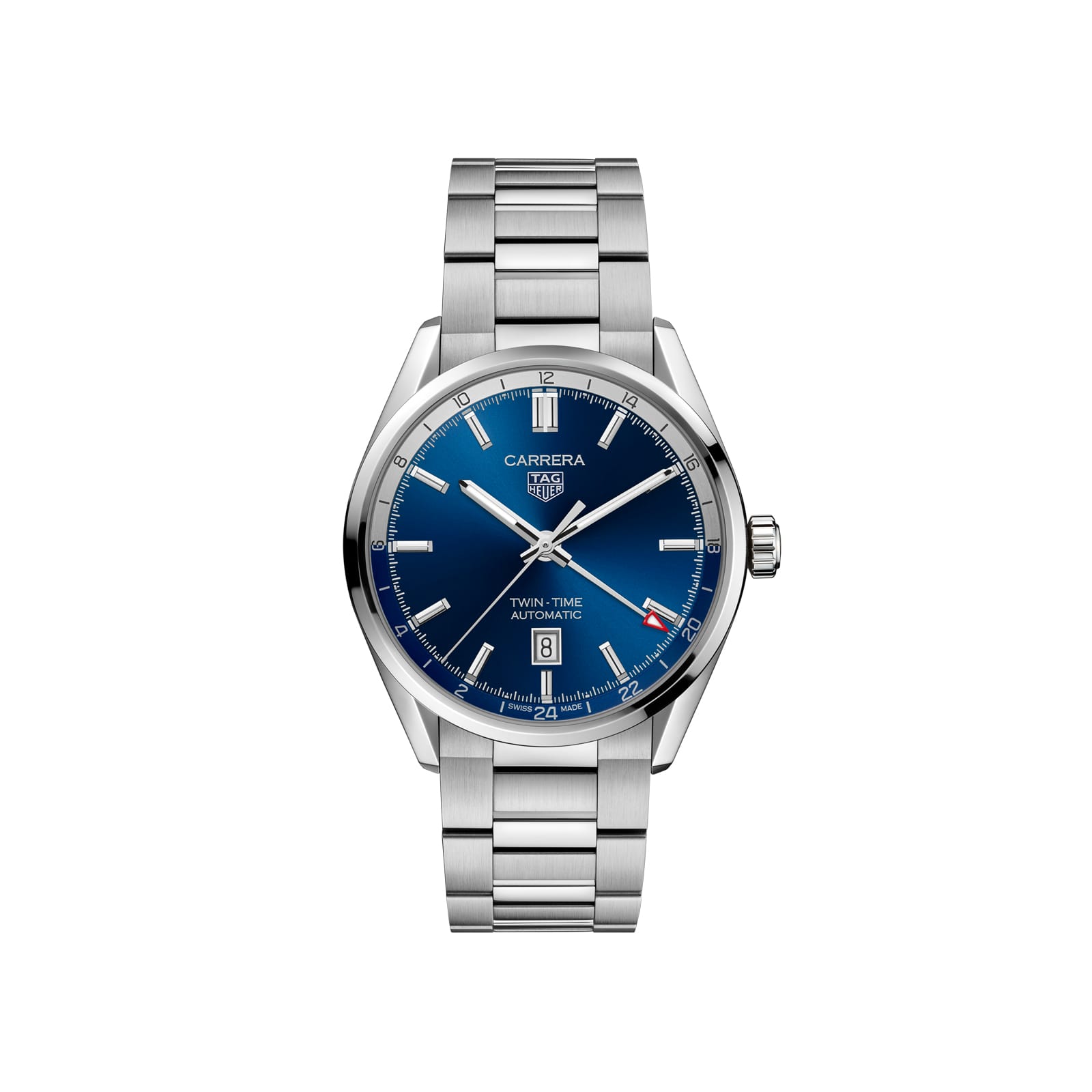 TAG Heuer Replica Watch Carrera Twin-Time Automatic 41 mm Steel(1:1 replica) - Top club