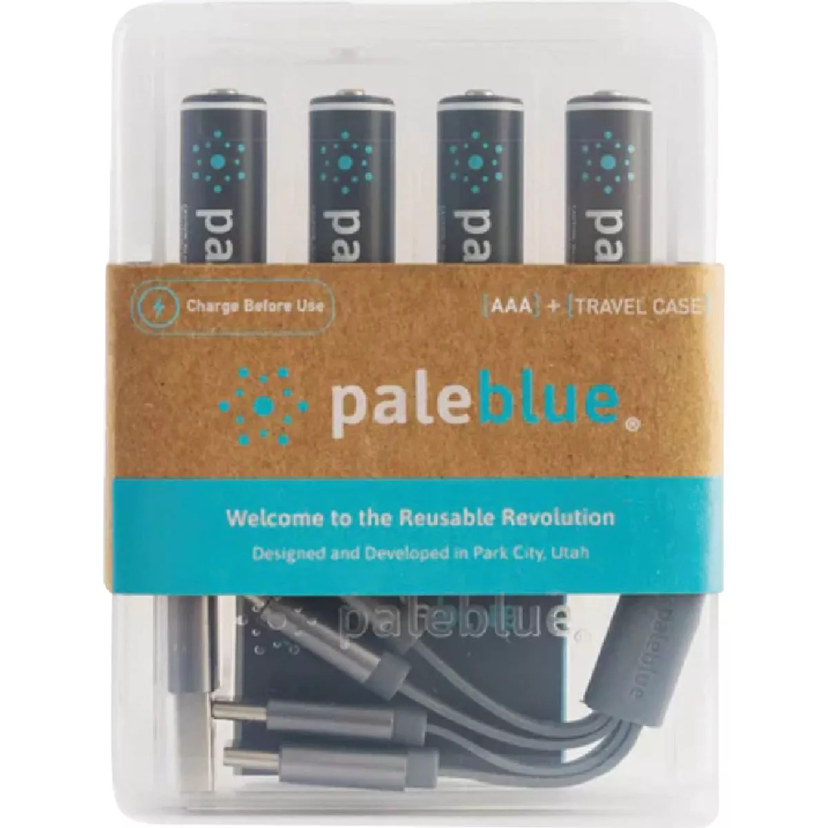 Paleblue AAA Lithium-Ion Rechargeable Battery (4-Pack)