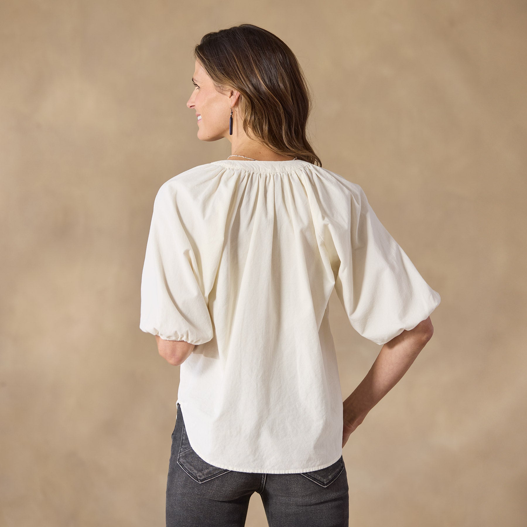Jolie Corduroy Top - Sundance Clothing