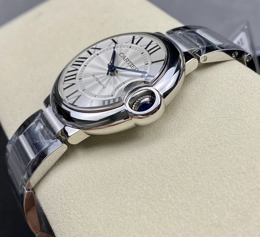 Fake Cartier Watch Ballon Bleu de Cartier Steel 36mm Silver Dial WSBB0048 mechanical movement 3KF(1:1 replica) - Top club