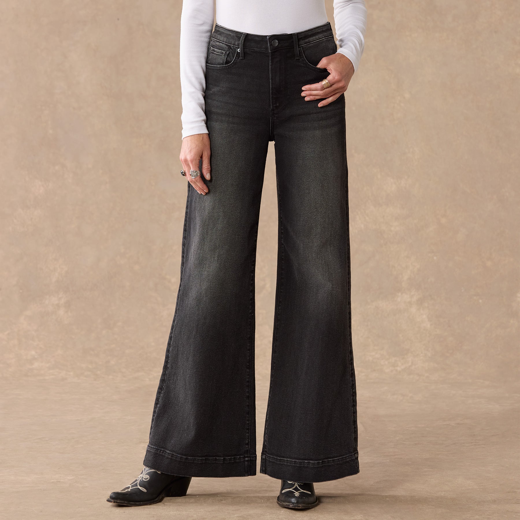 Martha Wide Leg Jeans - Sundance Clothing