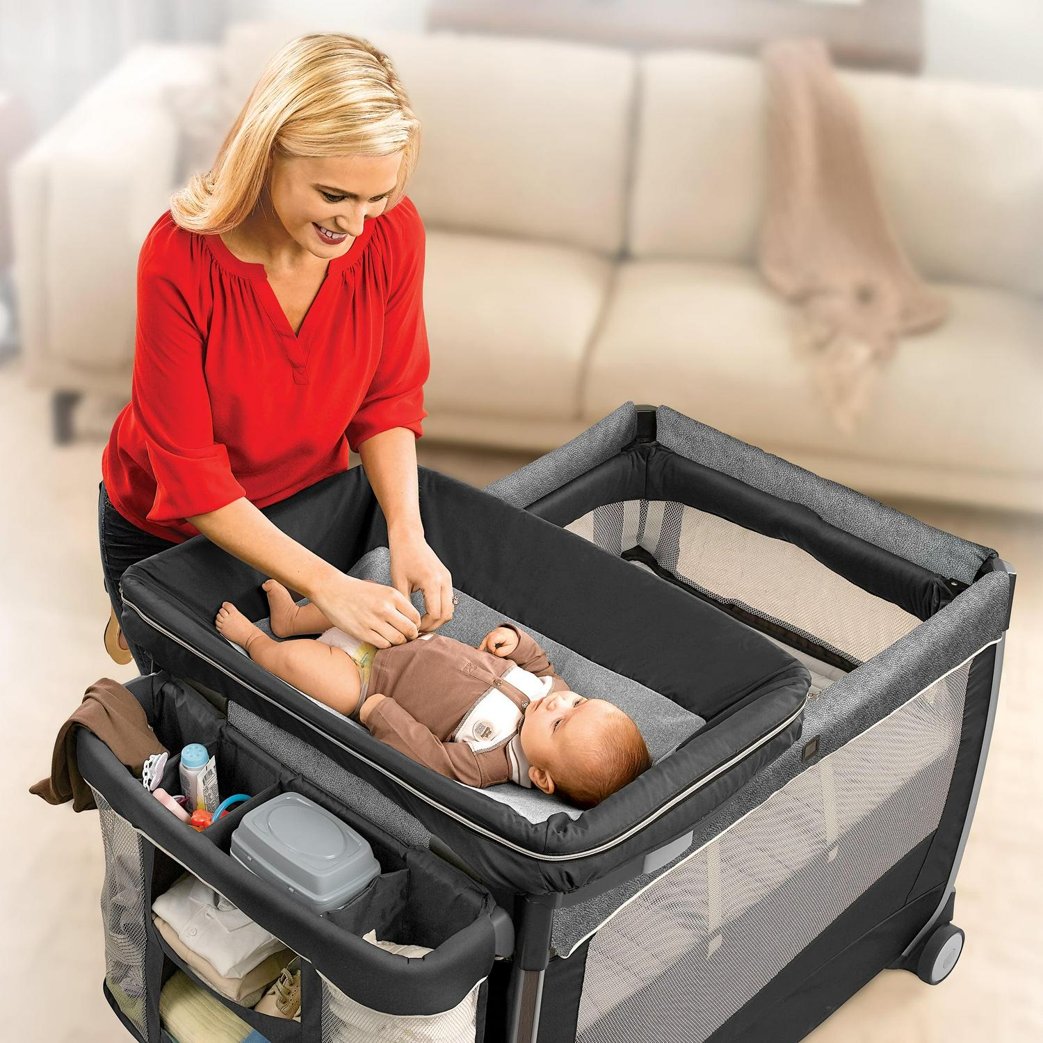 Chicco Lullaby Dream Playard - Latte (Brown) - Image 4