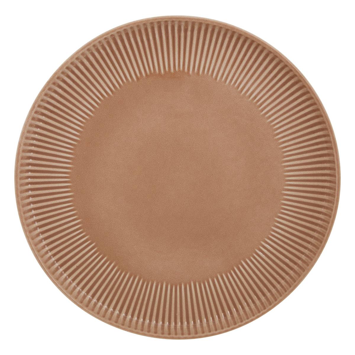 Dinner plate "Chloe" Stoneware (ceramic), D.26.8 cm, Moccha