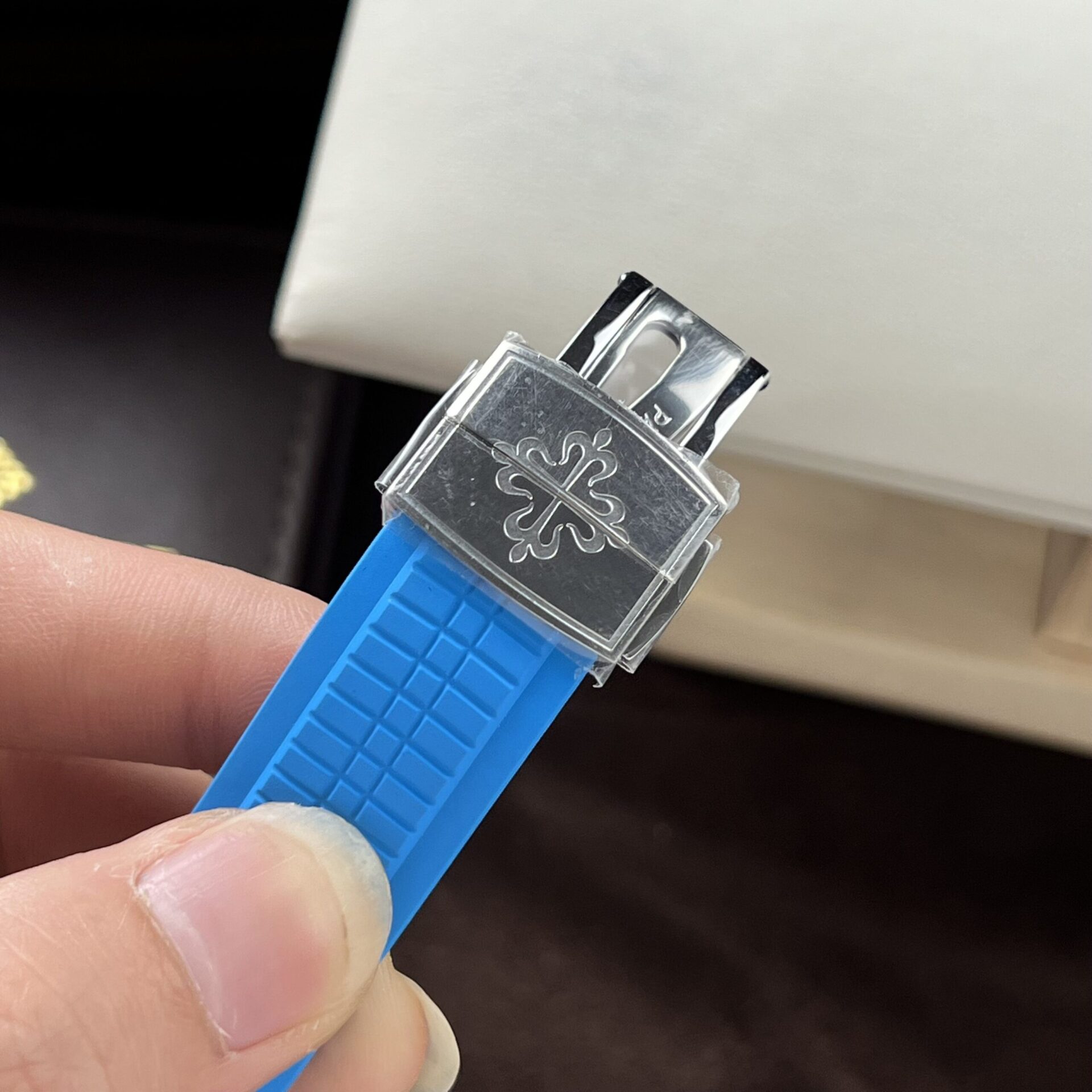 Patek Philippe Replica Watches 5167A Blue Rubber Strap 3K Factory 40mm - Top club