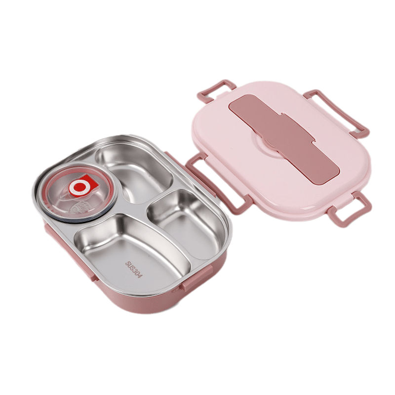 ThermoBox - Lunchbox met Soepkom en 4 Compartimenten