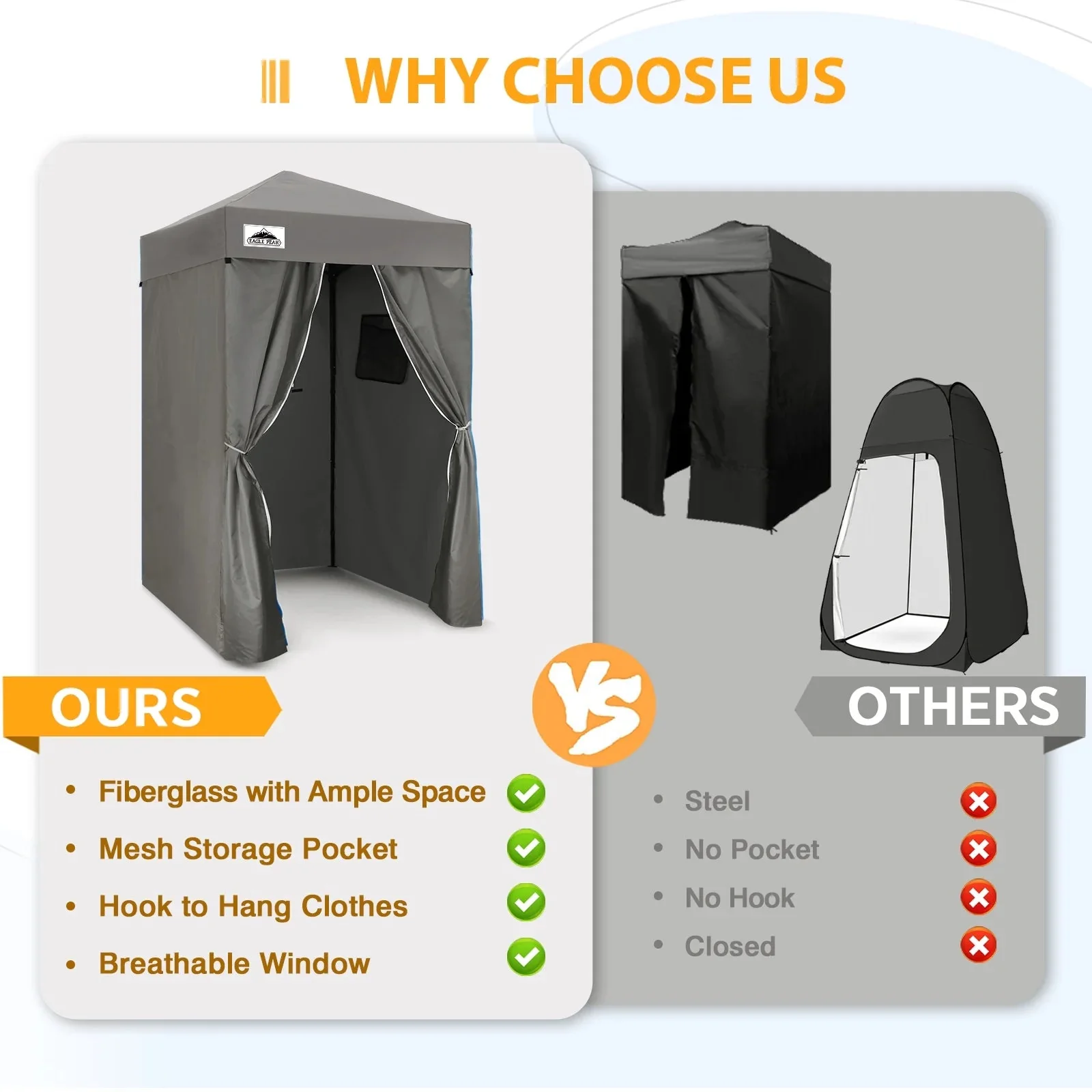EAGLE PEAK Ultra Compact 4 ft x 4 ft Pop-Up Changing Room Canopy - Flex - Image 91 EAGLE PEAK Ultra Compact 4 ft x 4 ft Pop-Up Changing Room Canopy - Flex - Image 91