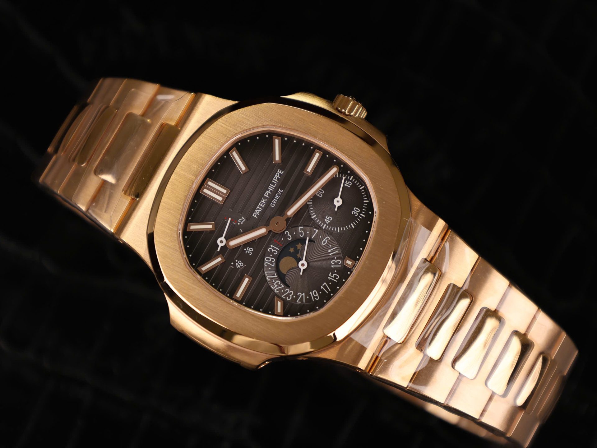 Patek Philippe Nautilus 5712 18K Gold Wrapped Gray Dial PPF Factory 40mm - Elite Watch Atelier