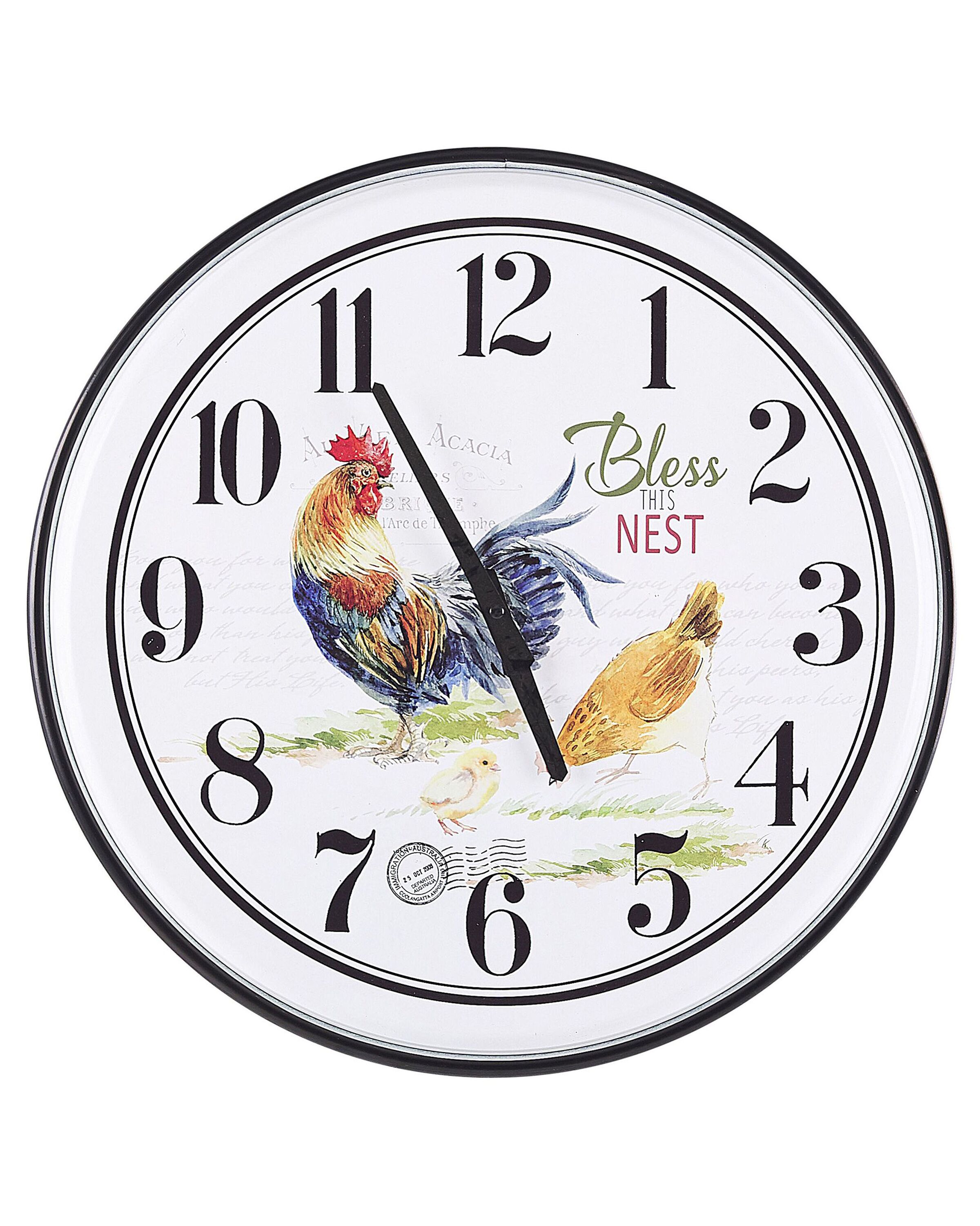 Wall Clock HORW 48 cm Metal Multicolour
