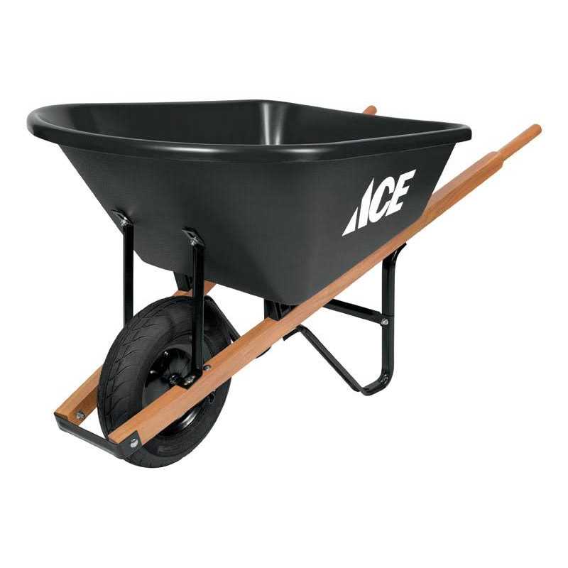 Ace Poly Residential Wheelbarrow 6 Cu Ft - Image 5 Ace Poly Residential Wheelbarrow 6 Cu Ft - Image 5