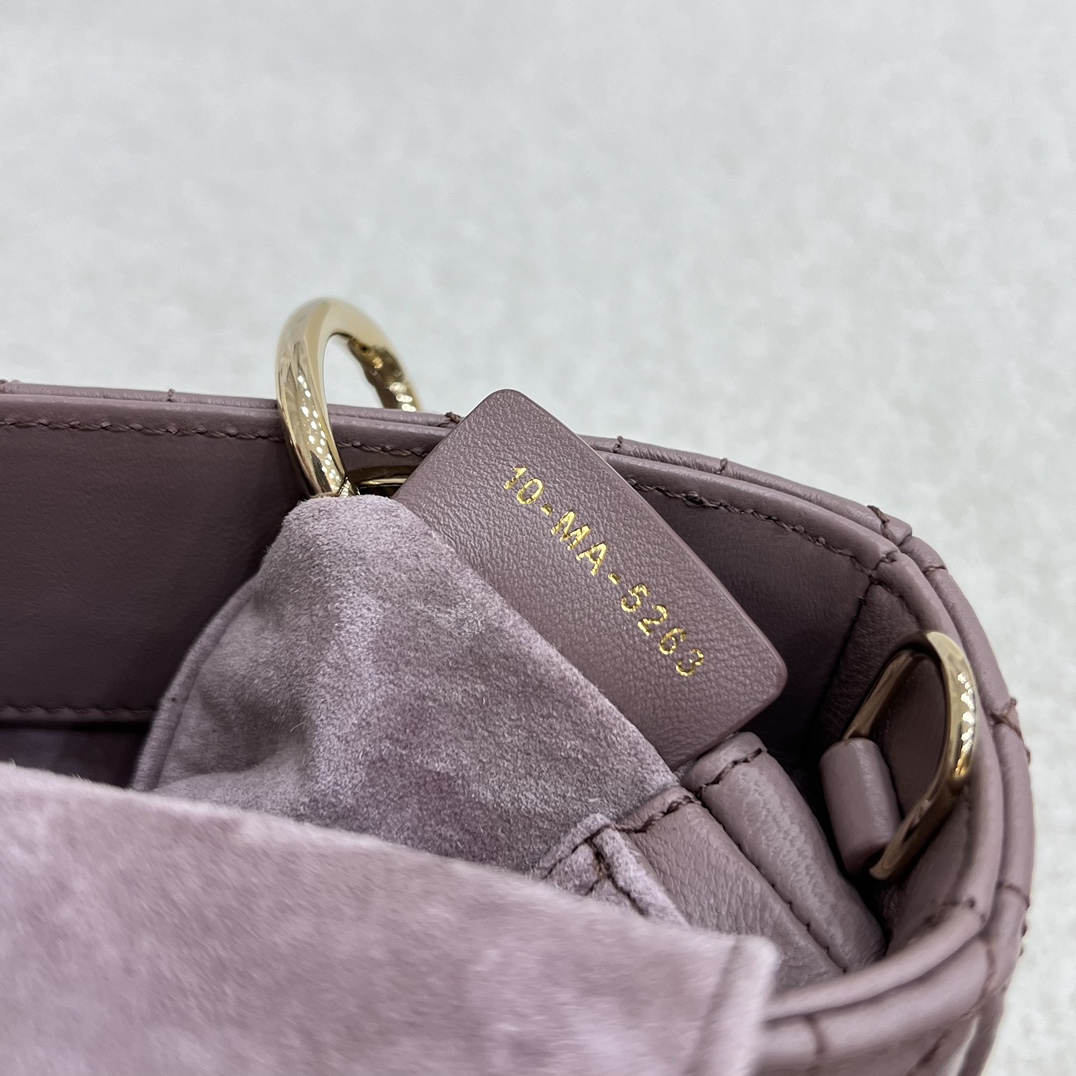 Dior Small Lady D-Joy Bag Purple For Women 6,3in/16cm1:1High-quality replica