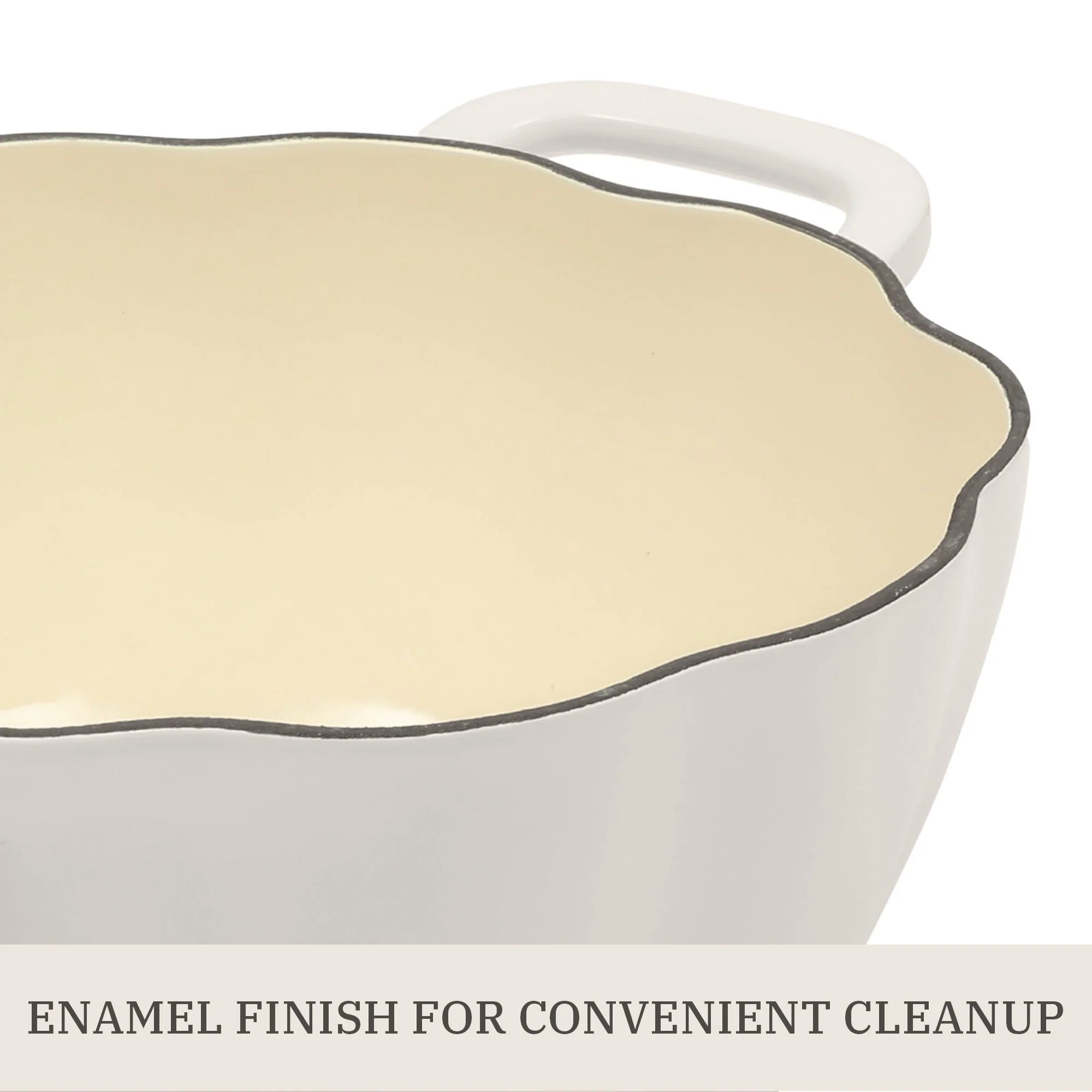 The Pioneer Woman 3.5-Quart Pumpkin Enameled Cast Iron Dutch Oven - Image 8 The Pioneer Woman 3.5-Quart Pumpkin Enameled Cast Iron Dutch Oven - Image 8