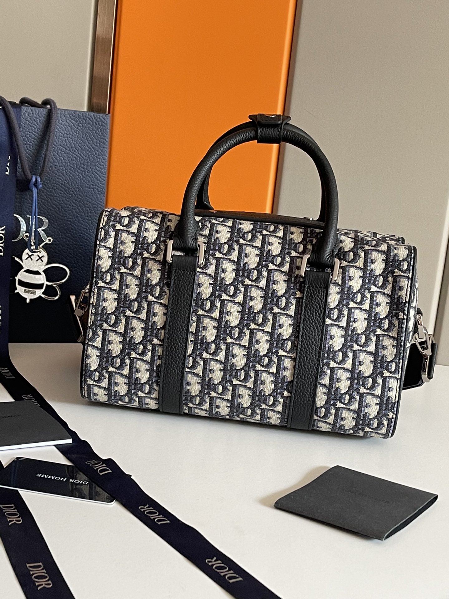 Dior Lingot 26 Bag Black For Women‎ 10 in/26cm CD 1ADDU114YKY_H27E1:1High-quality replica