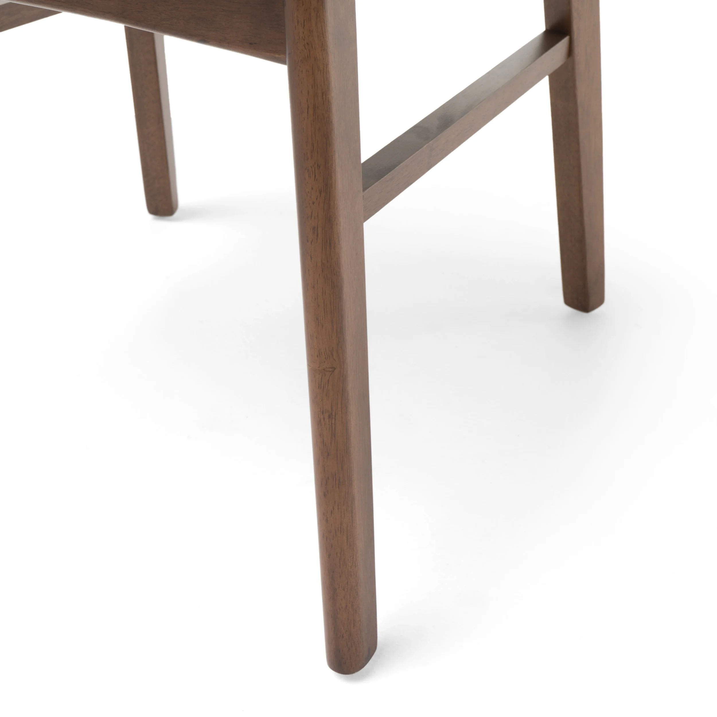 GDFSTUDIO Mid Century Modern Fabric Upholstered Rubberwood Dining Chairs, Set of 2, Dark Gray and Walnut - Image 24
